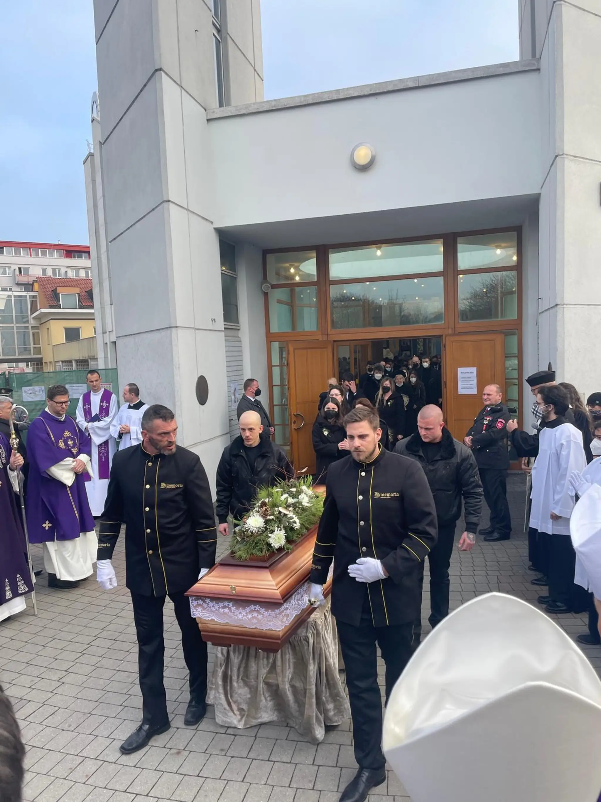 Posledná rozlúčka s V. Krčmérym.