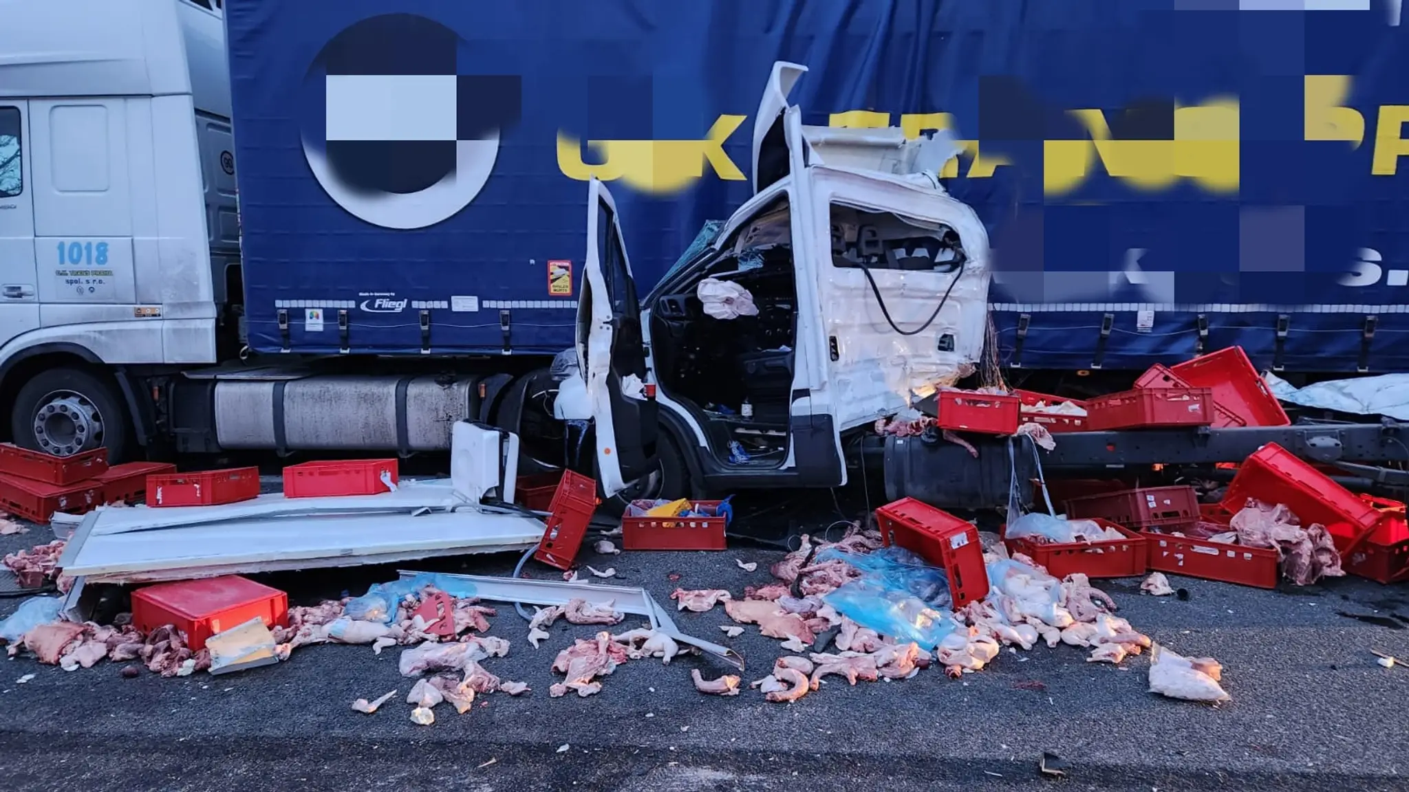 Nehoda na diaľnici D1 za Piešťanmi smerom na Trnavu
