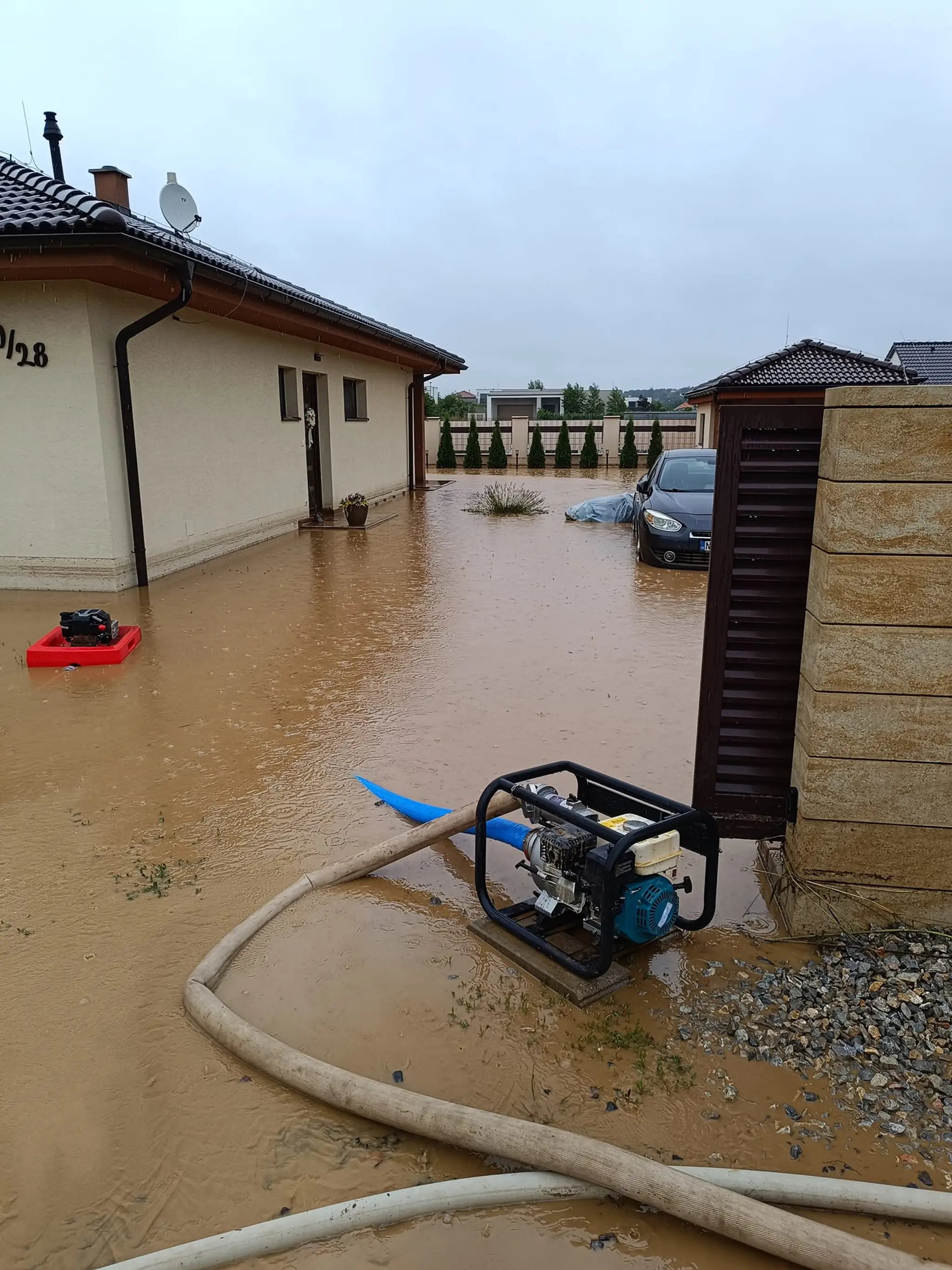 Časť Nitry potrápilo počasie.