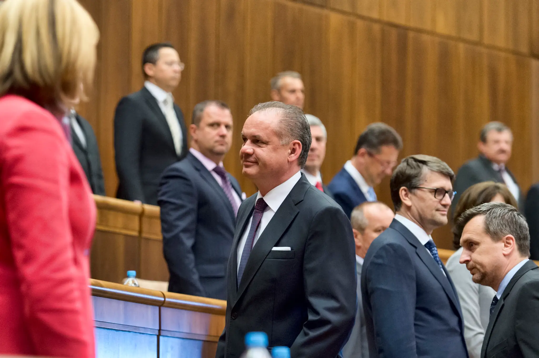 Na snímke prezident SR Andrej Kiska prednáša Správu o stave republiky