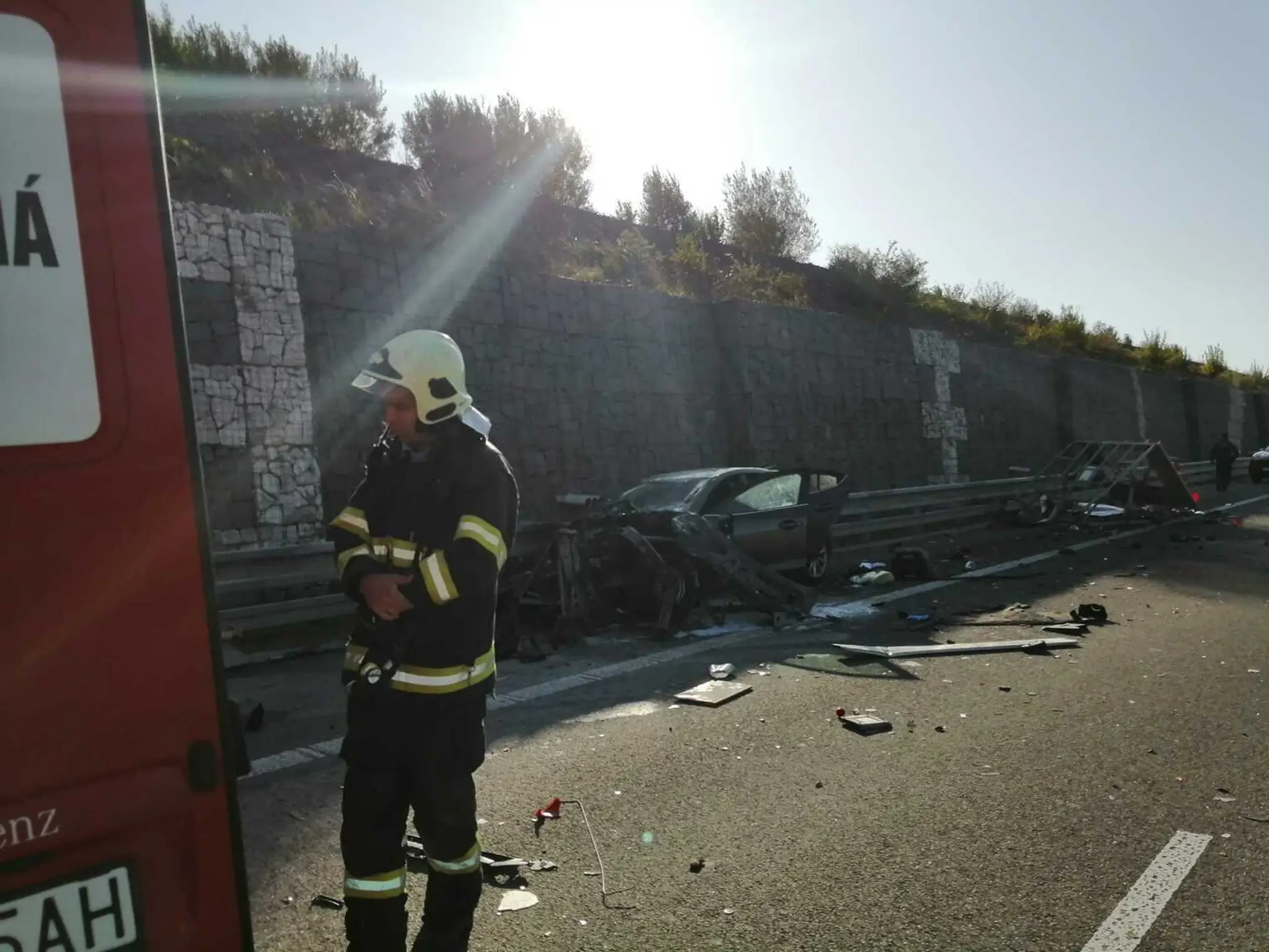 Auto Národnej diaľničnej spoločnosti.