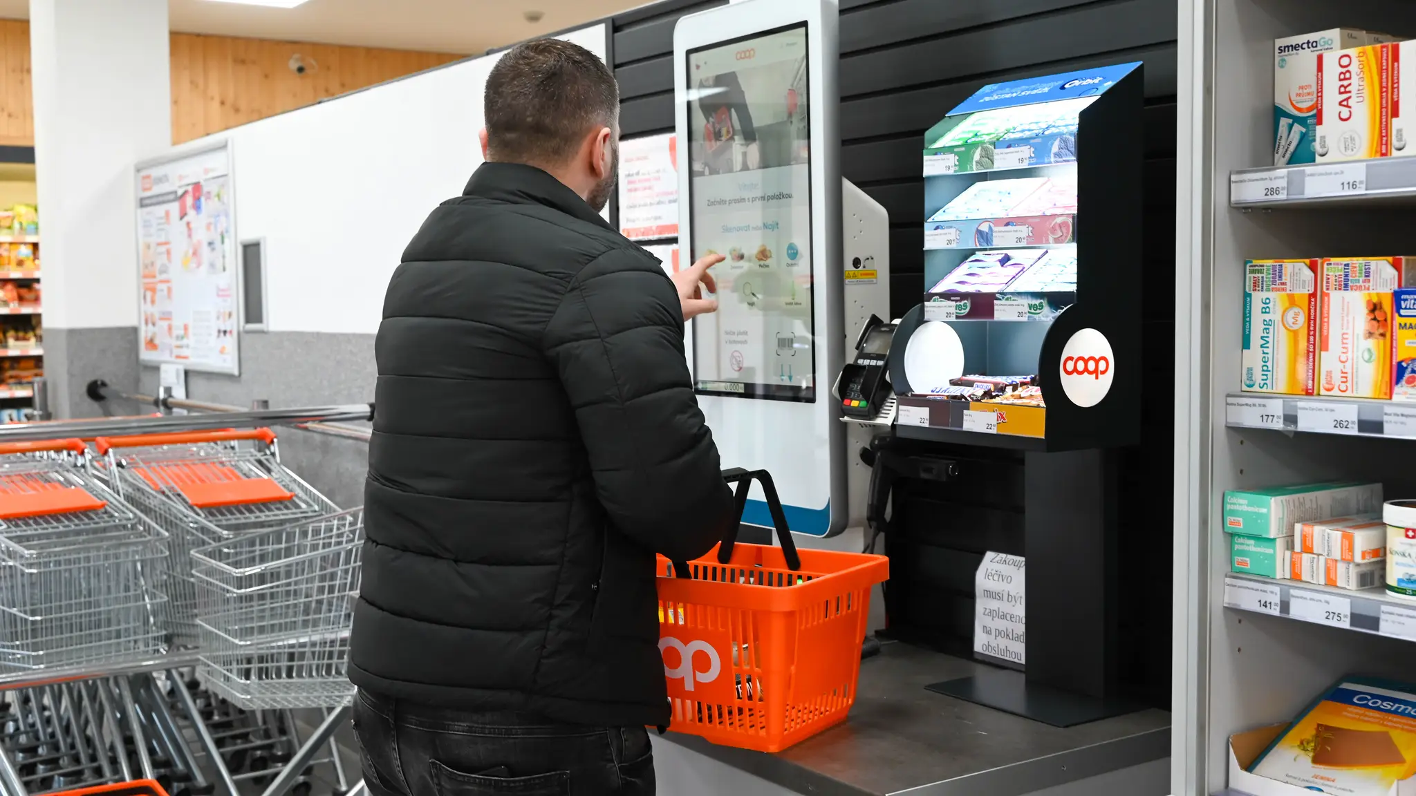 Nakupovanie v samoobslužnej predajni