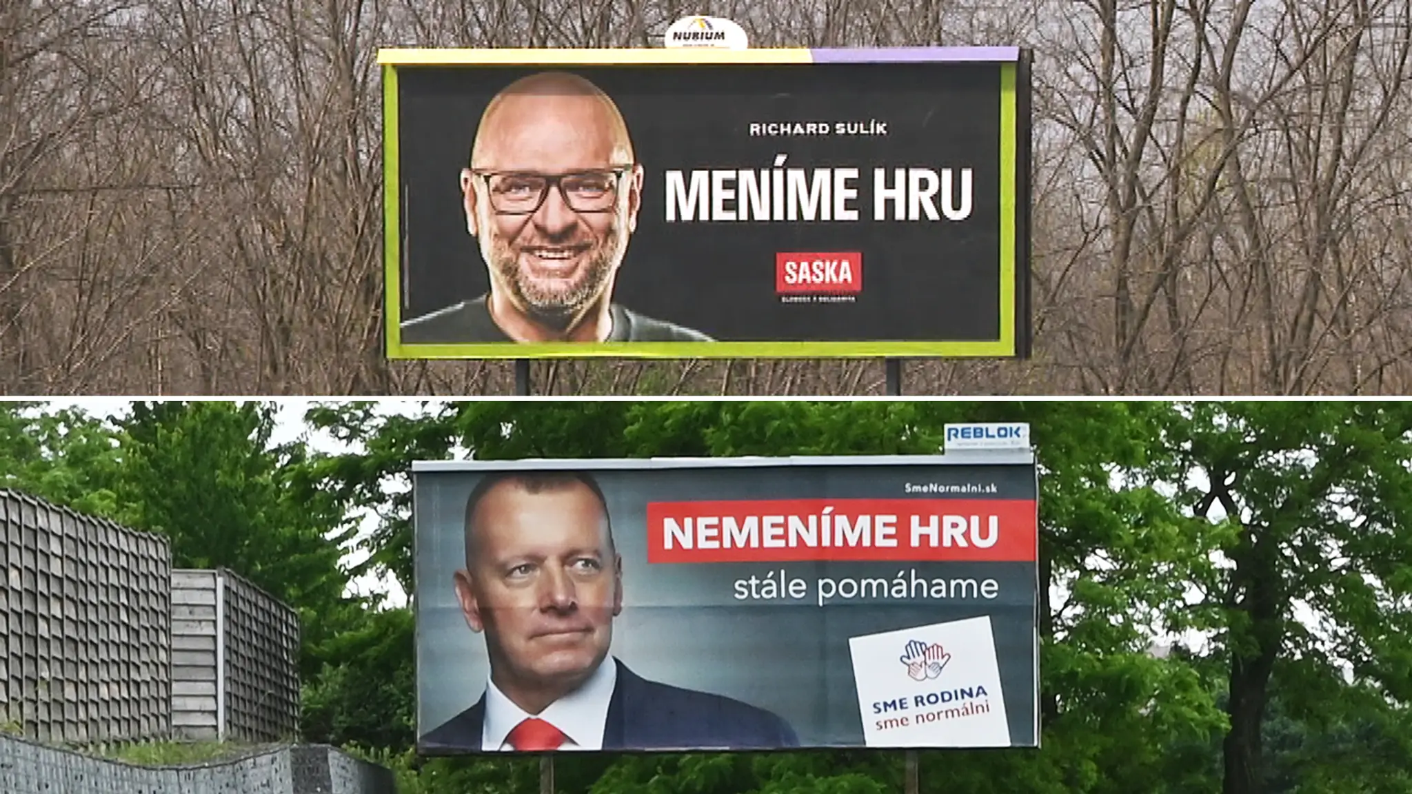 Bilbordy SaS a Sme rodina