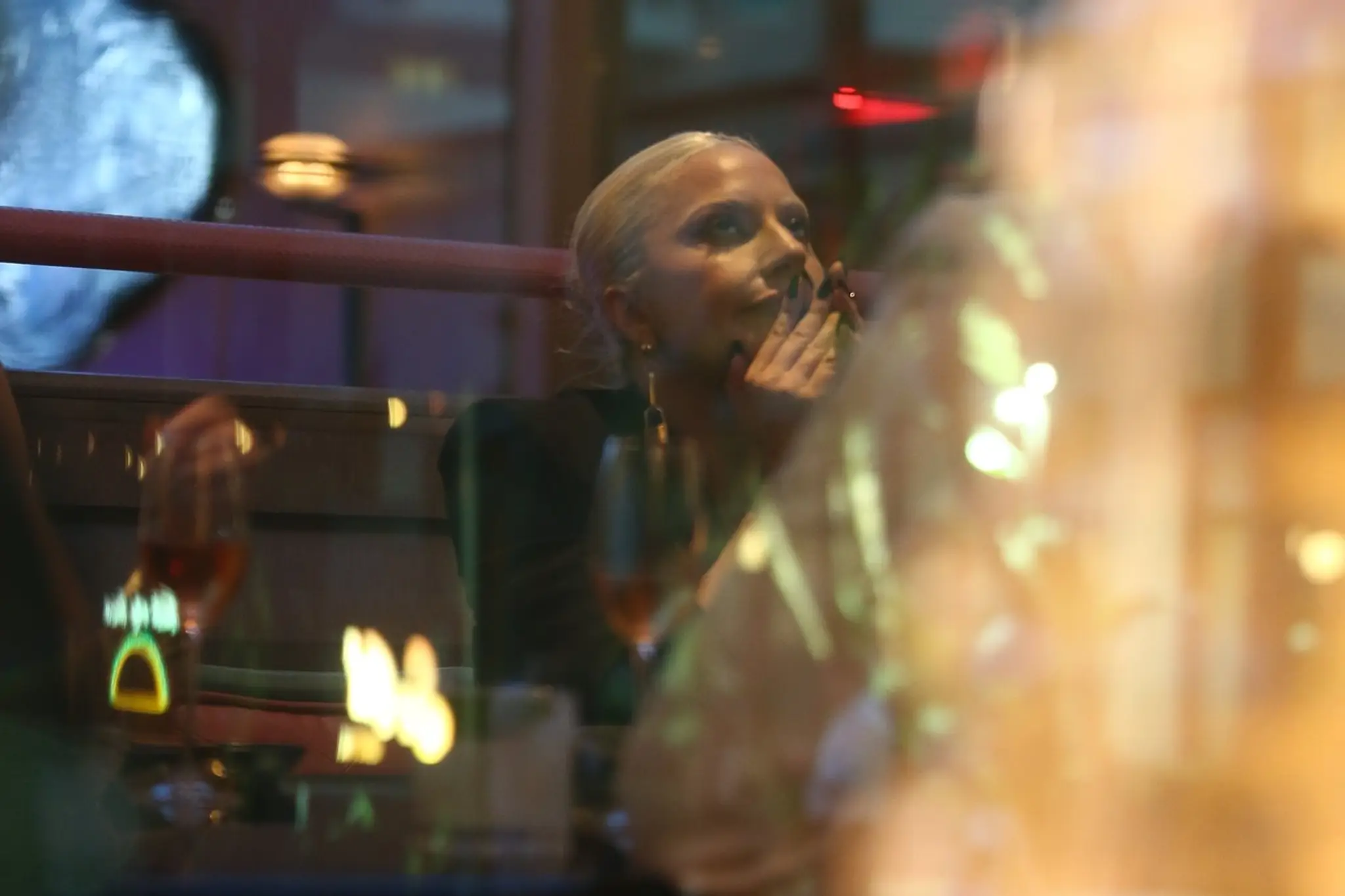 Lady Gaga na večeri v Miami