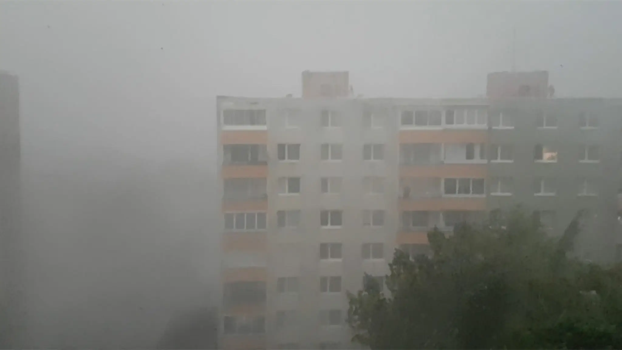 Búrka v Prešove.