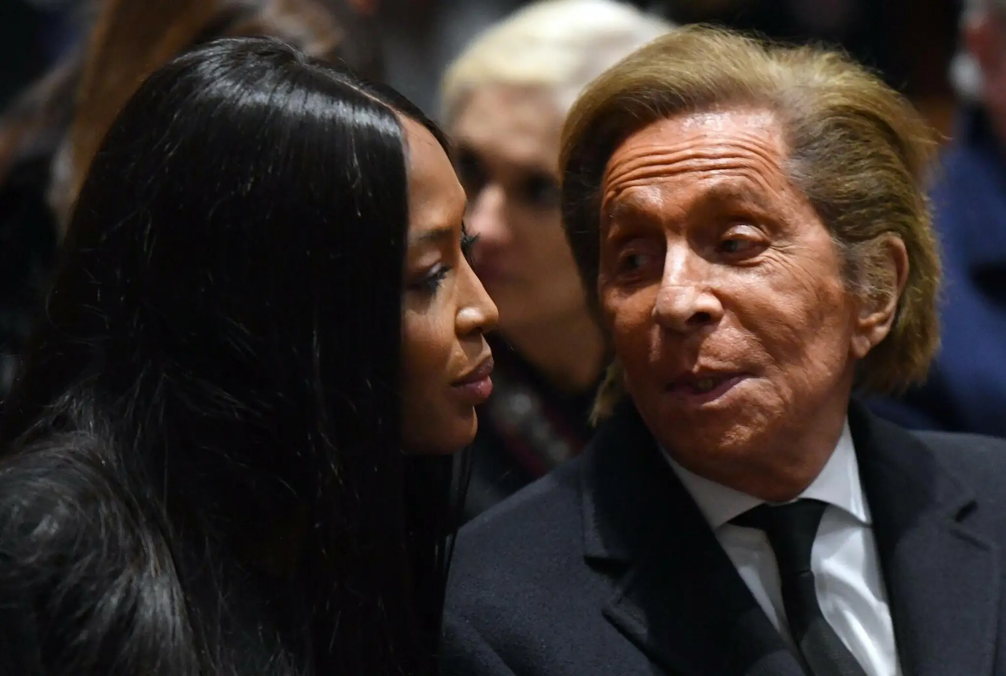 Valentino Garavani a Naomi Campbell.