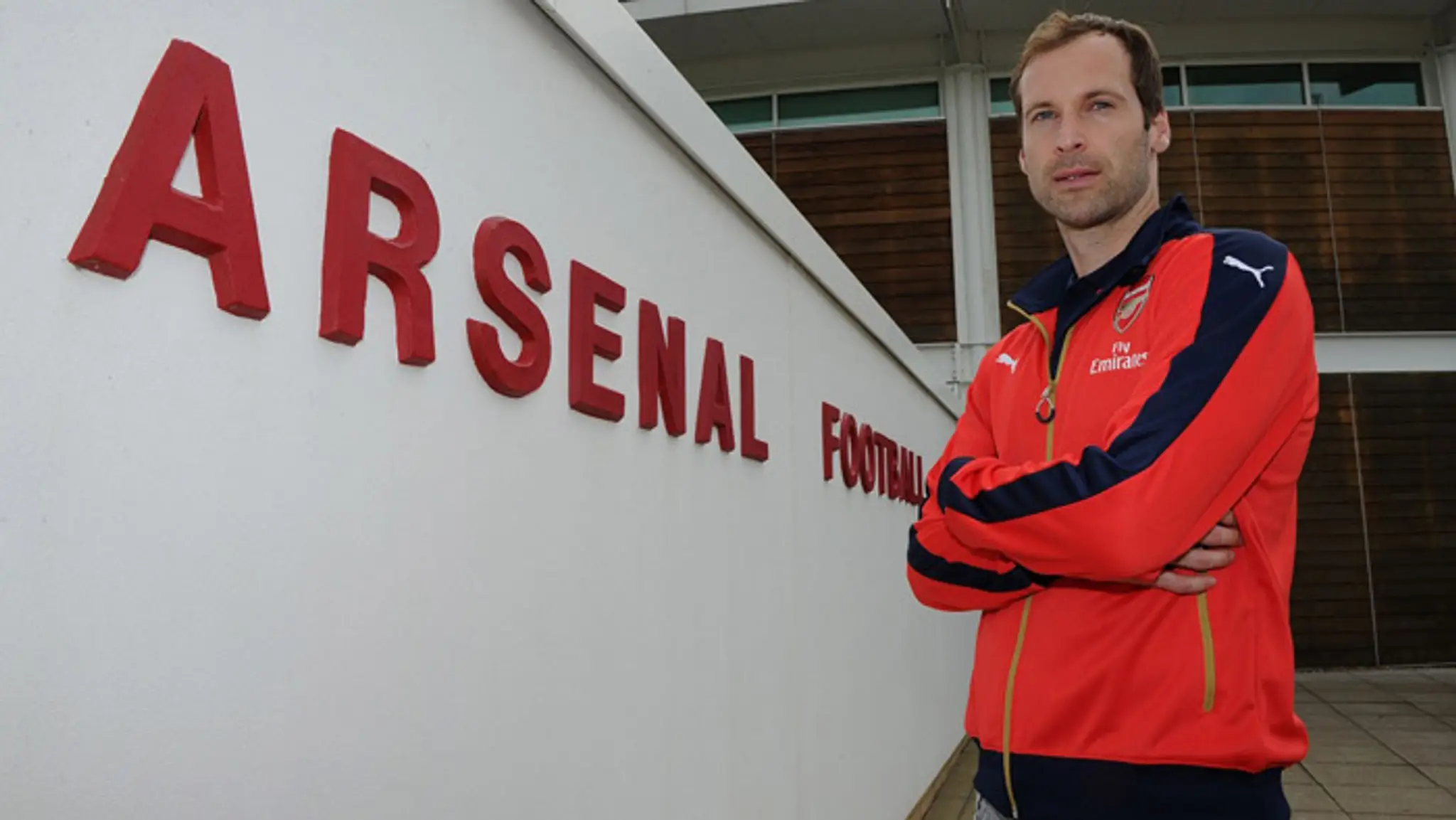 Brankár Arsenalu Londýn Petr Čech.