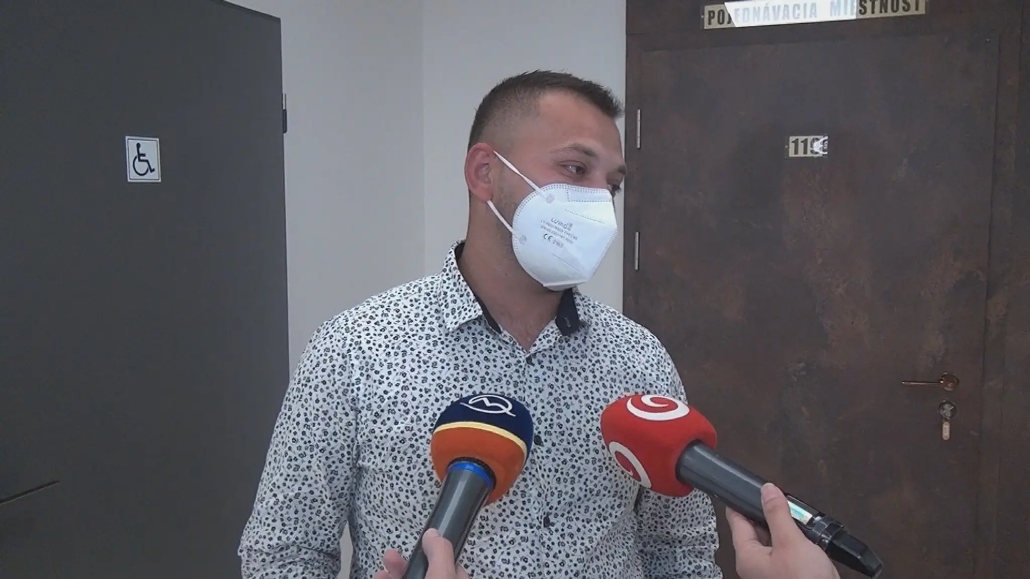 Muž, ktorý nehodu spôsobil.