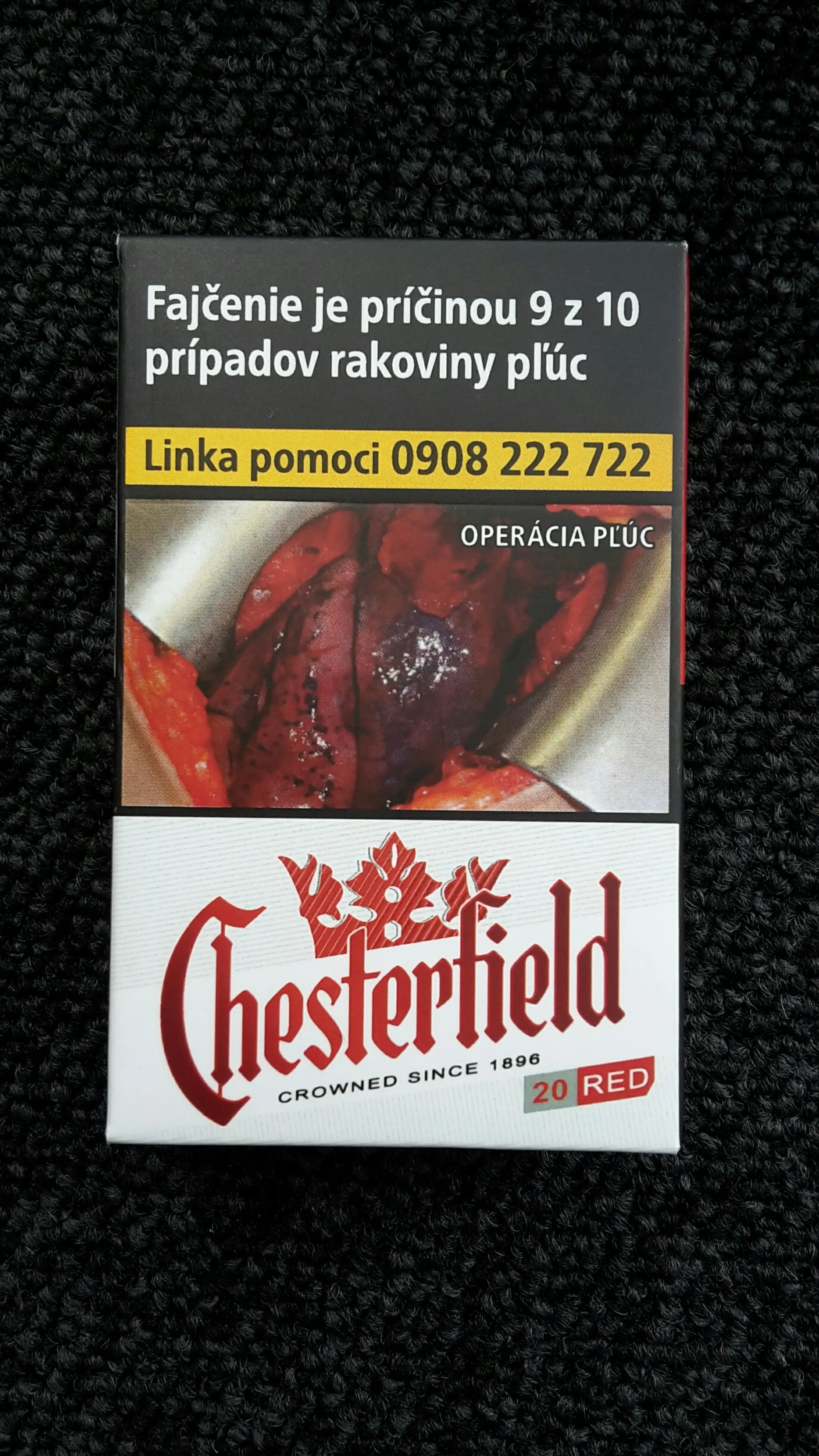 Náhľad cigariet s varovnými obrázkami