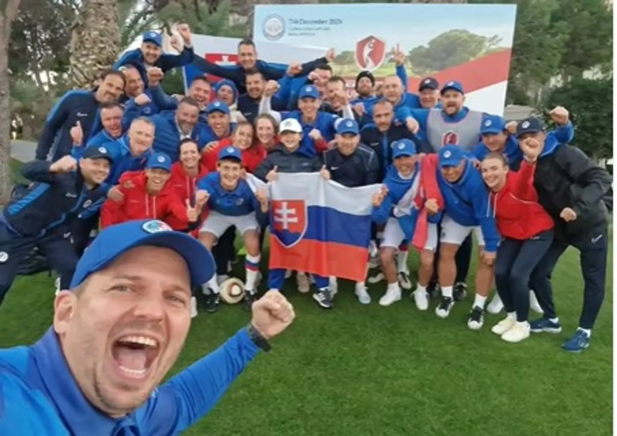 Slovenskí reprezentanti vo footgolfe po víťazstve na ME 2024