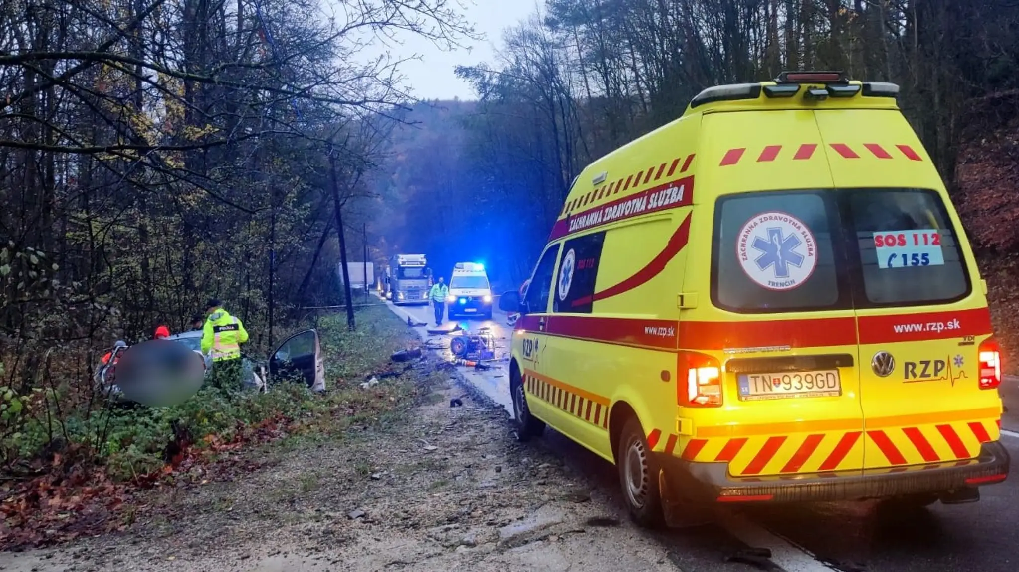 Tragická nehoda pri Bytči.
