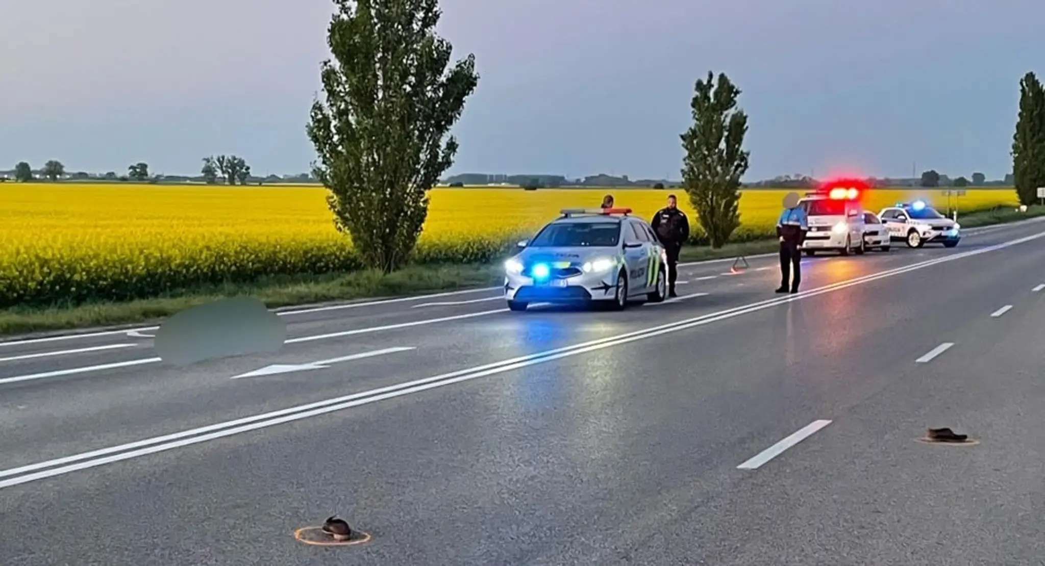 Miesto zrážky.