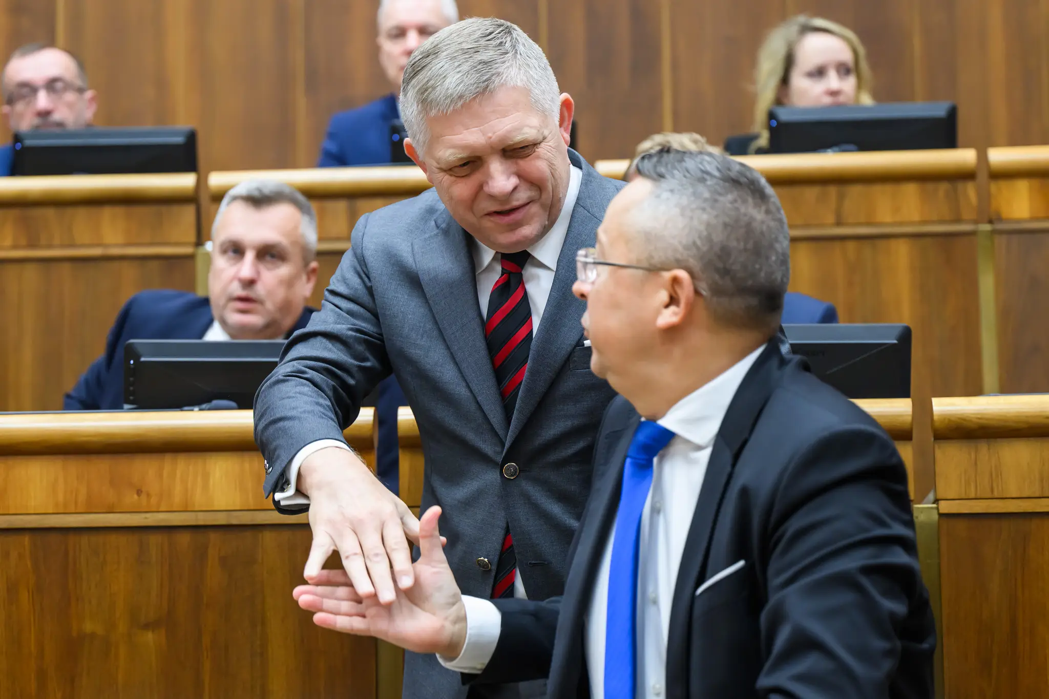 Robert Fico a Ladislav Kamenický