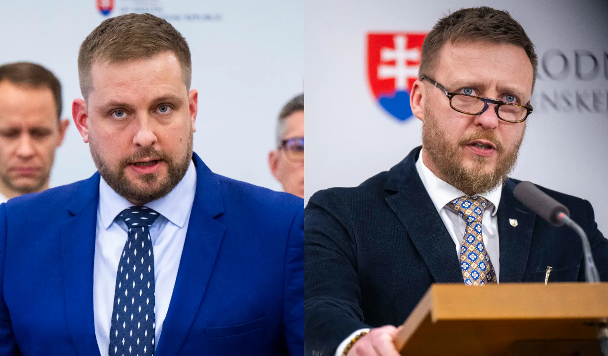 Minister Šaško a splnomocnenec vlády Kotlár