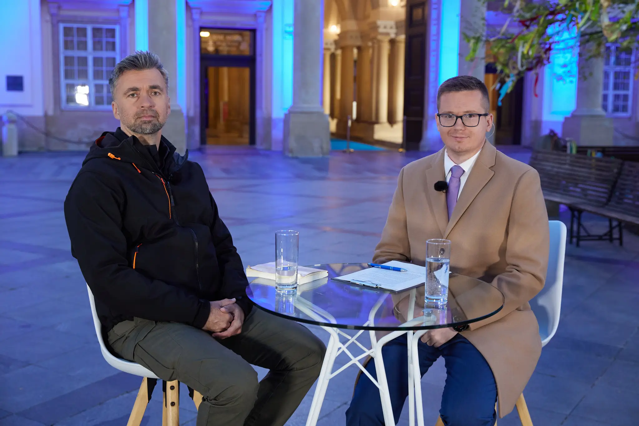 Marketér Pavol Minár a moderátor mimoriandej relácie Martin Prôčka