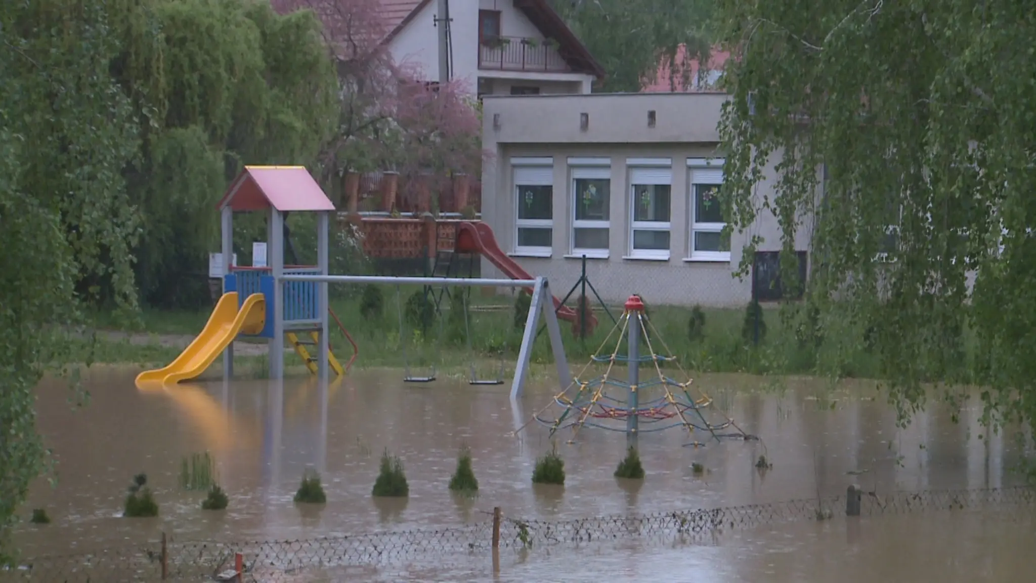 Povodeň v Choči.