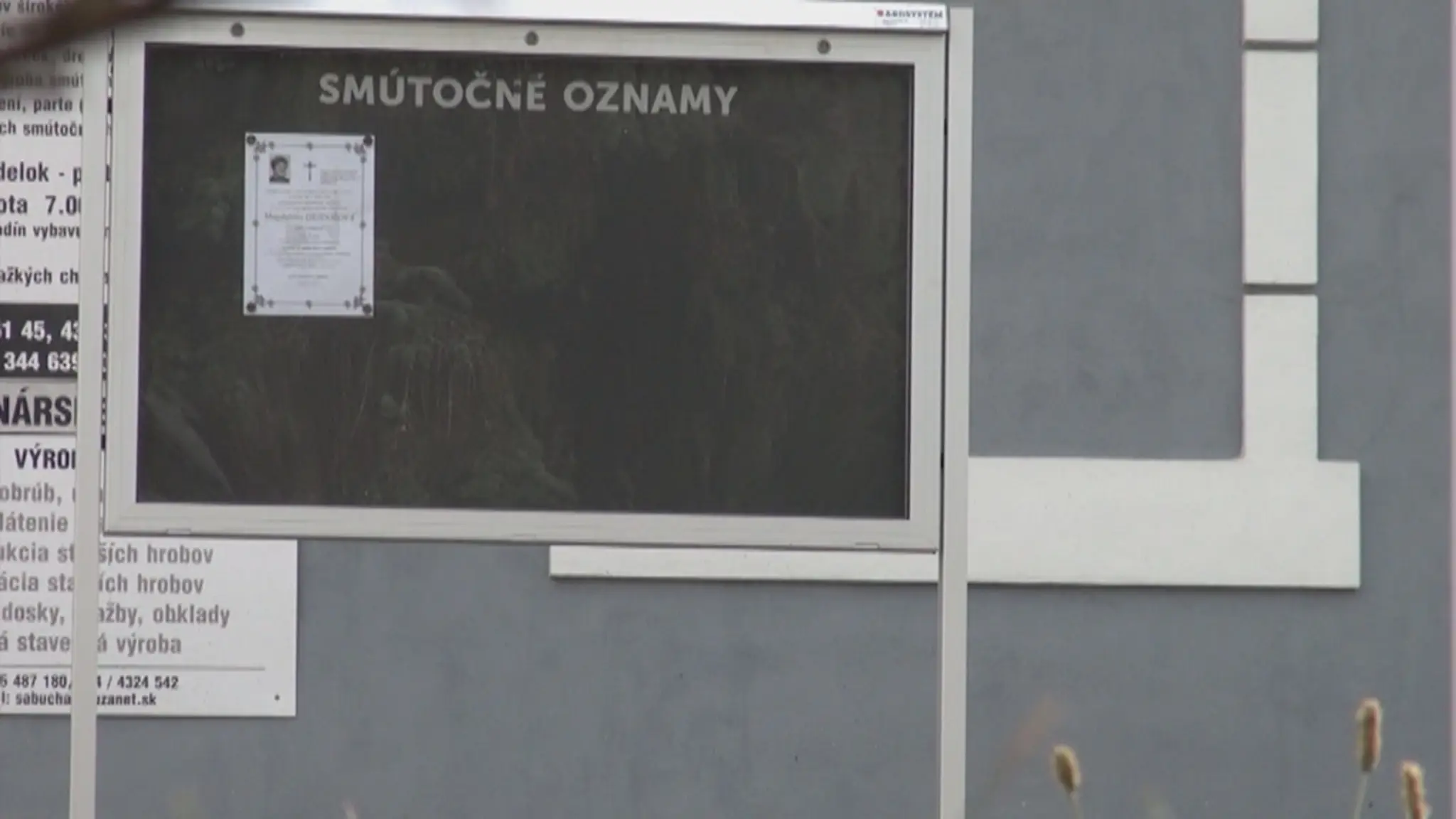 Smútočný oznam