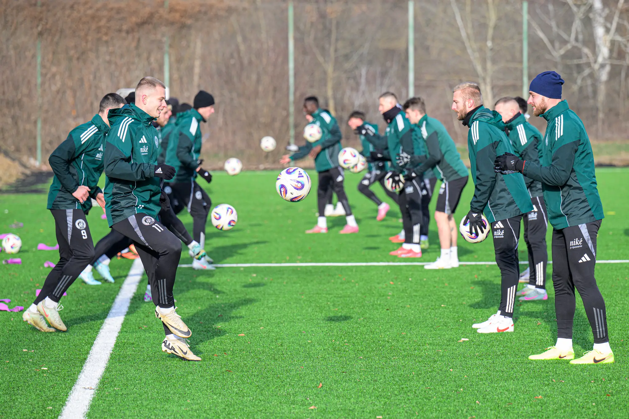 Futbalisti Prešova počas zimnej prípravy