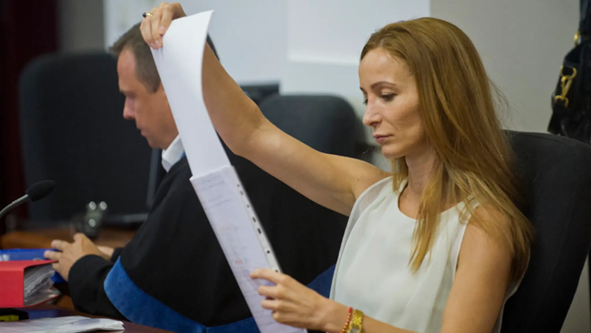 Podnikateľka Eva Turcsányi Zámečníková na súde.