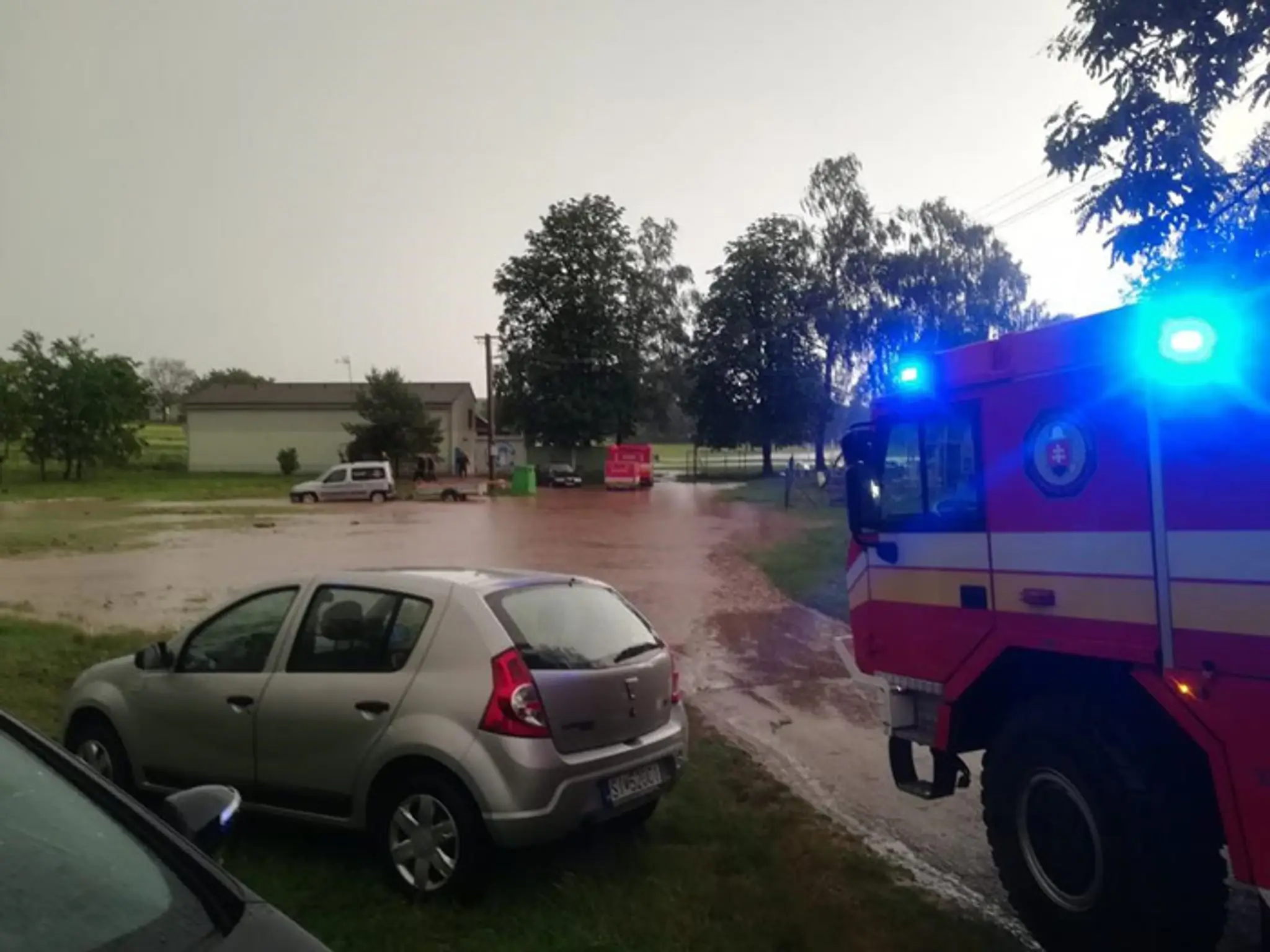 Záplavy na Záhorí.