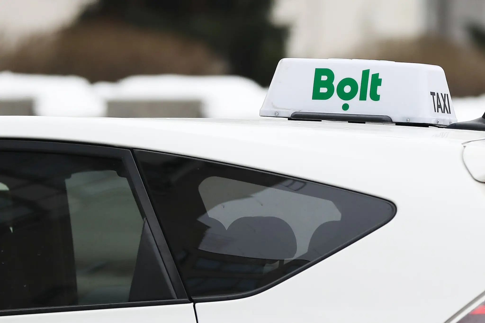 Na snímke taxík Bolt.