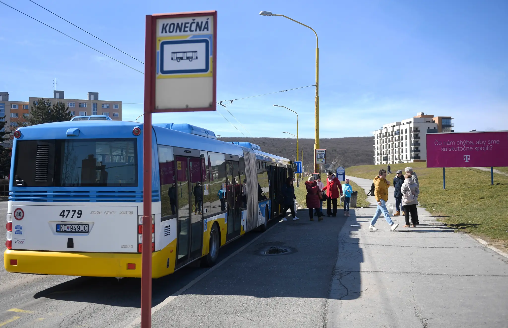 MHD v Košiciach.