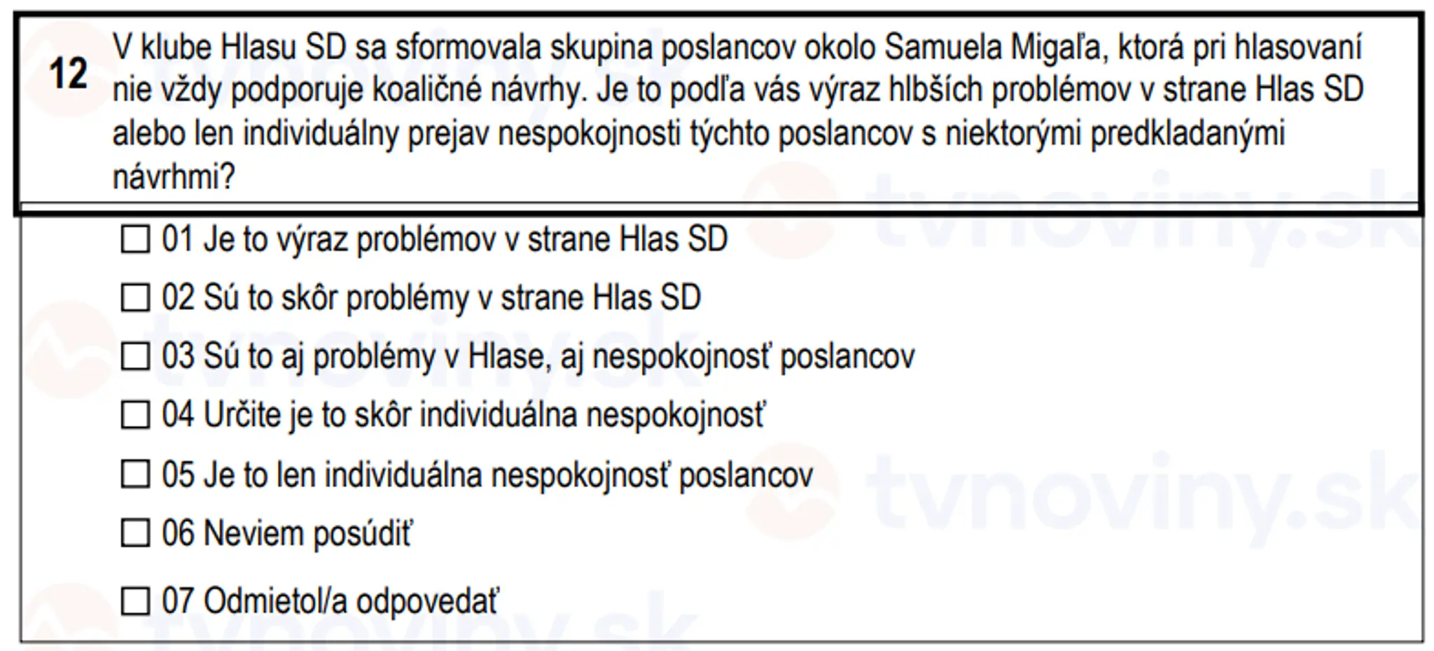 Otázky, ktoré sa pýta Štatistický úrad SR