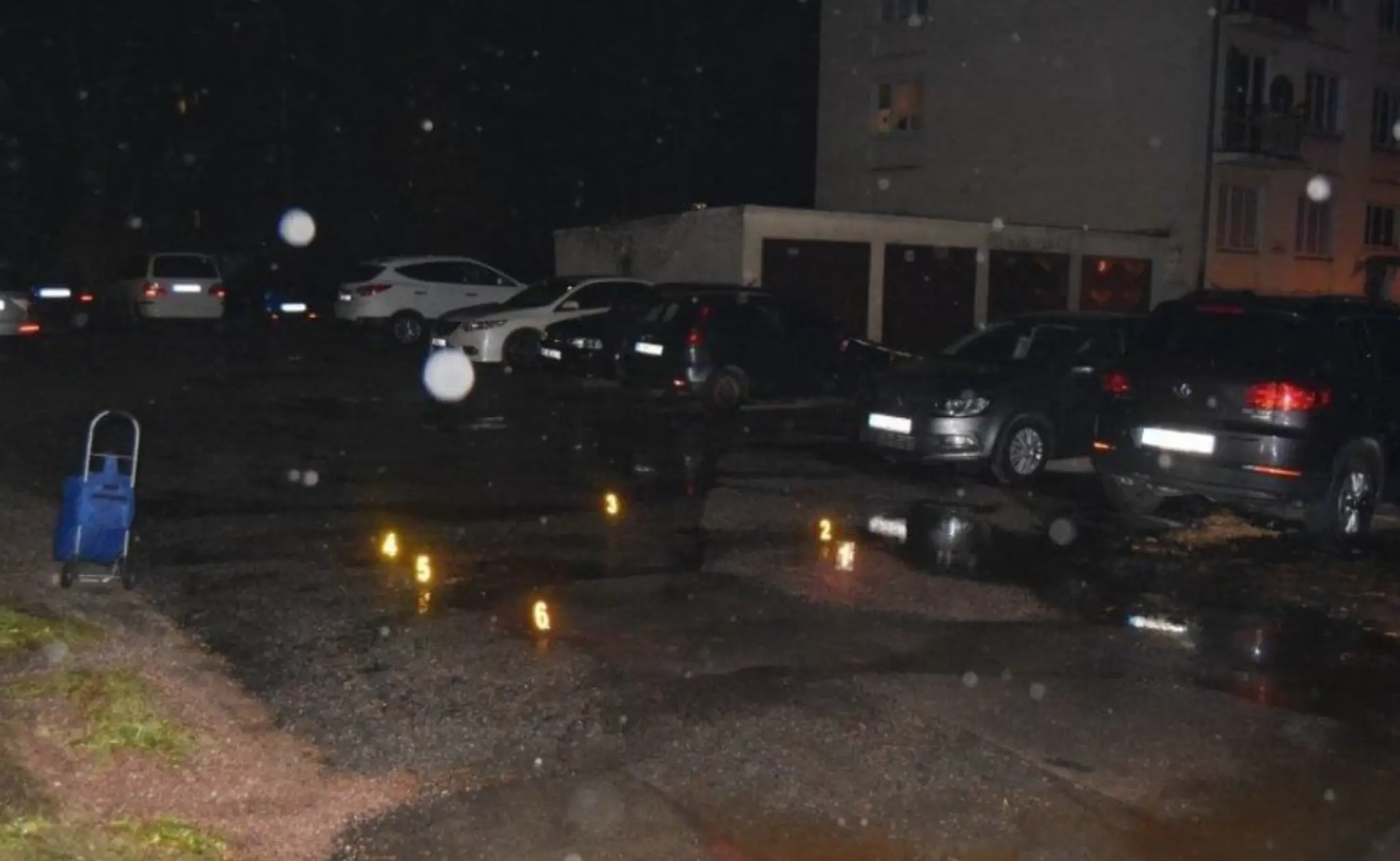 Na snímke miesto, kde sa stala tragická nehoda v Košiciach.