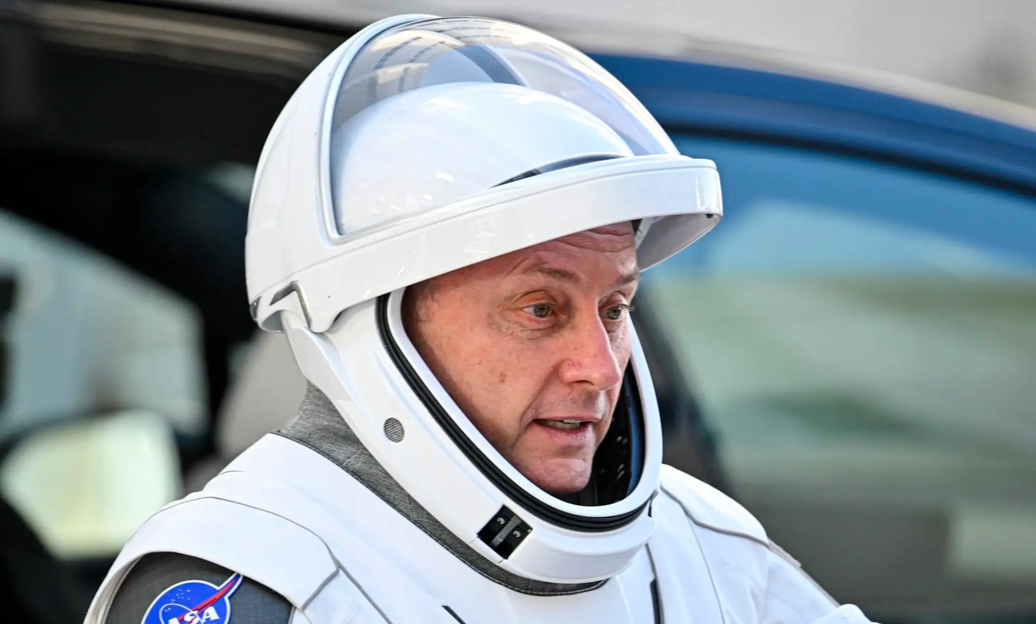 Astronaut NASA Mike Fincke na archívnej snímke z júla 2025.