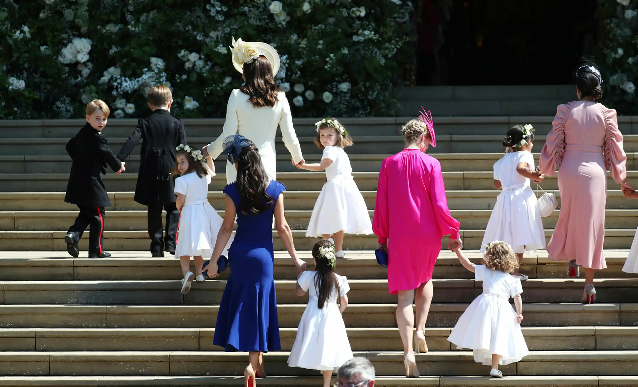 Jessica Mulroney na kráľovskej svadbe.
