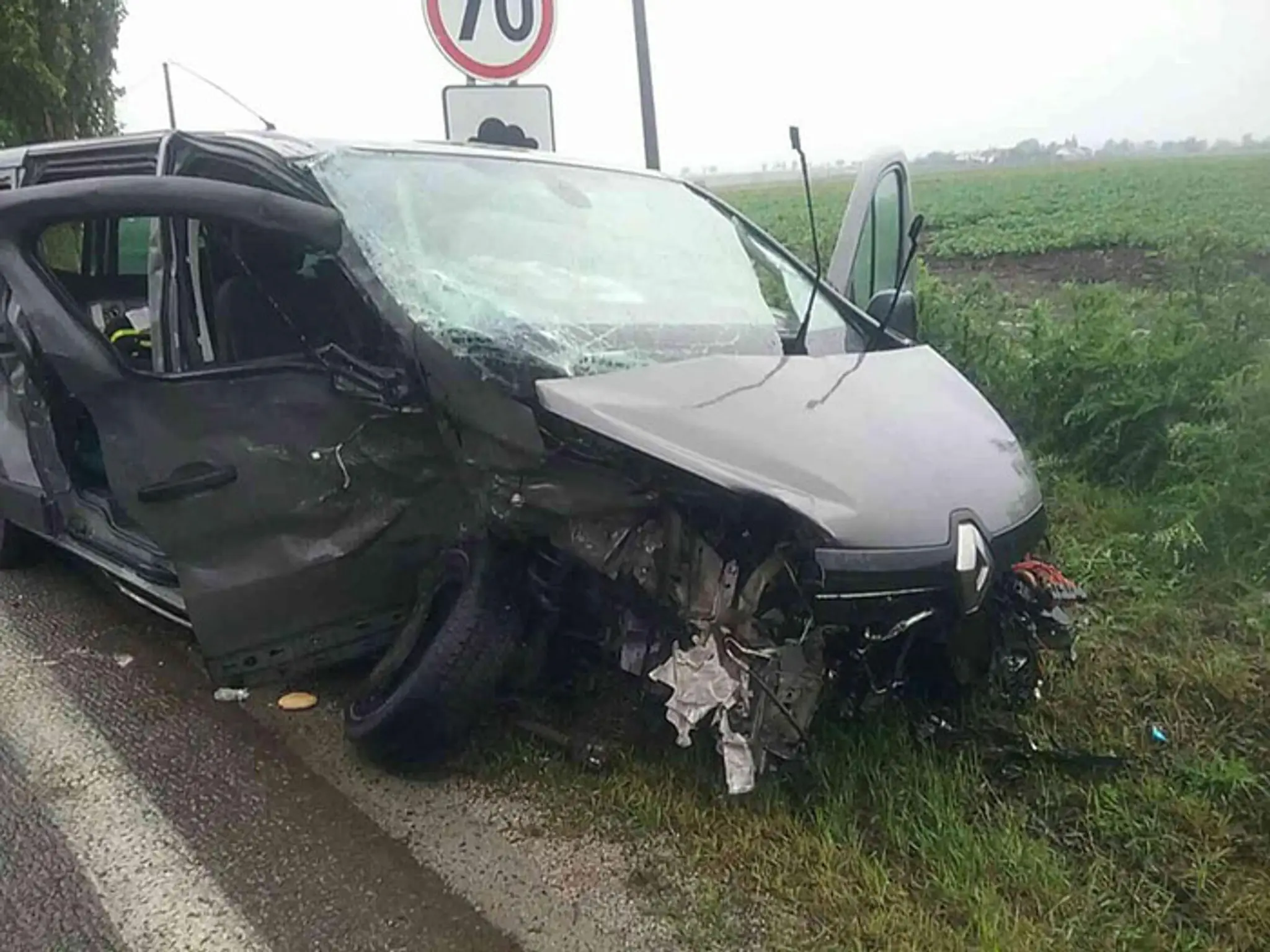 Nehoda pri Bučanoch.