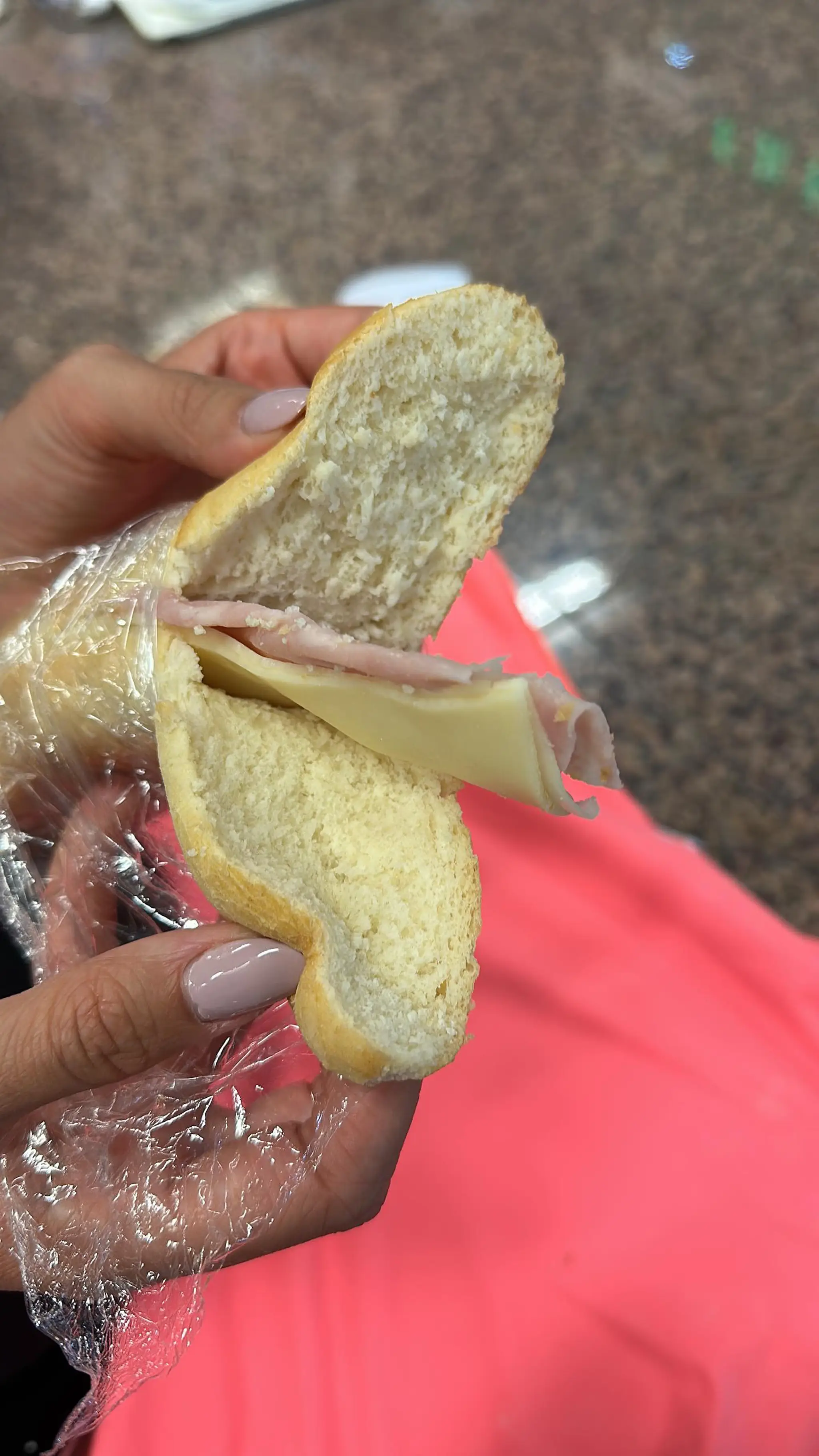 Na letisku dostali občerstvenie v podobe bagiet, croissantov a vody až ráno