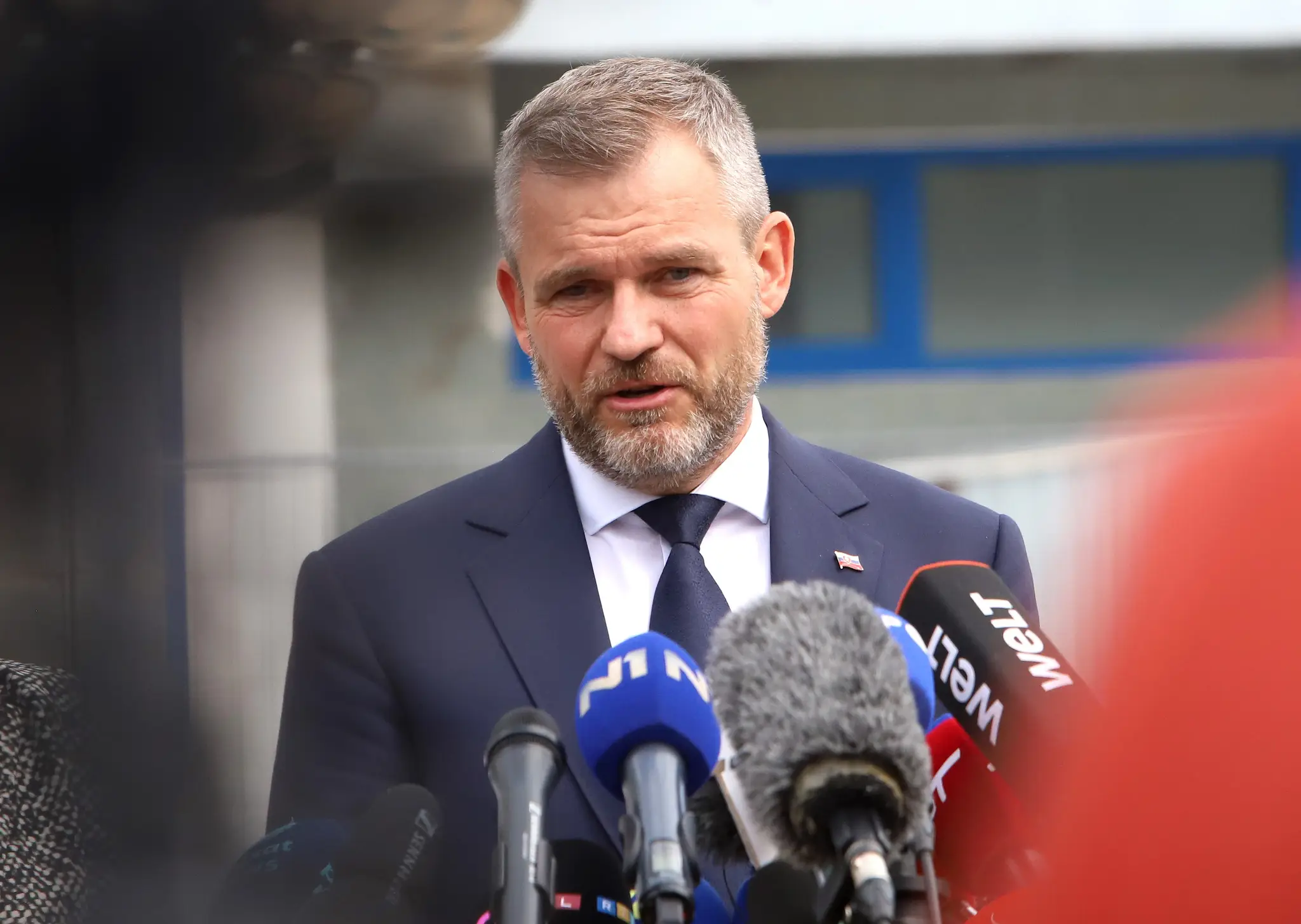 Peter Pellegrini po stretnutí s premiérom Ficom.