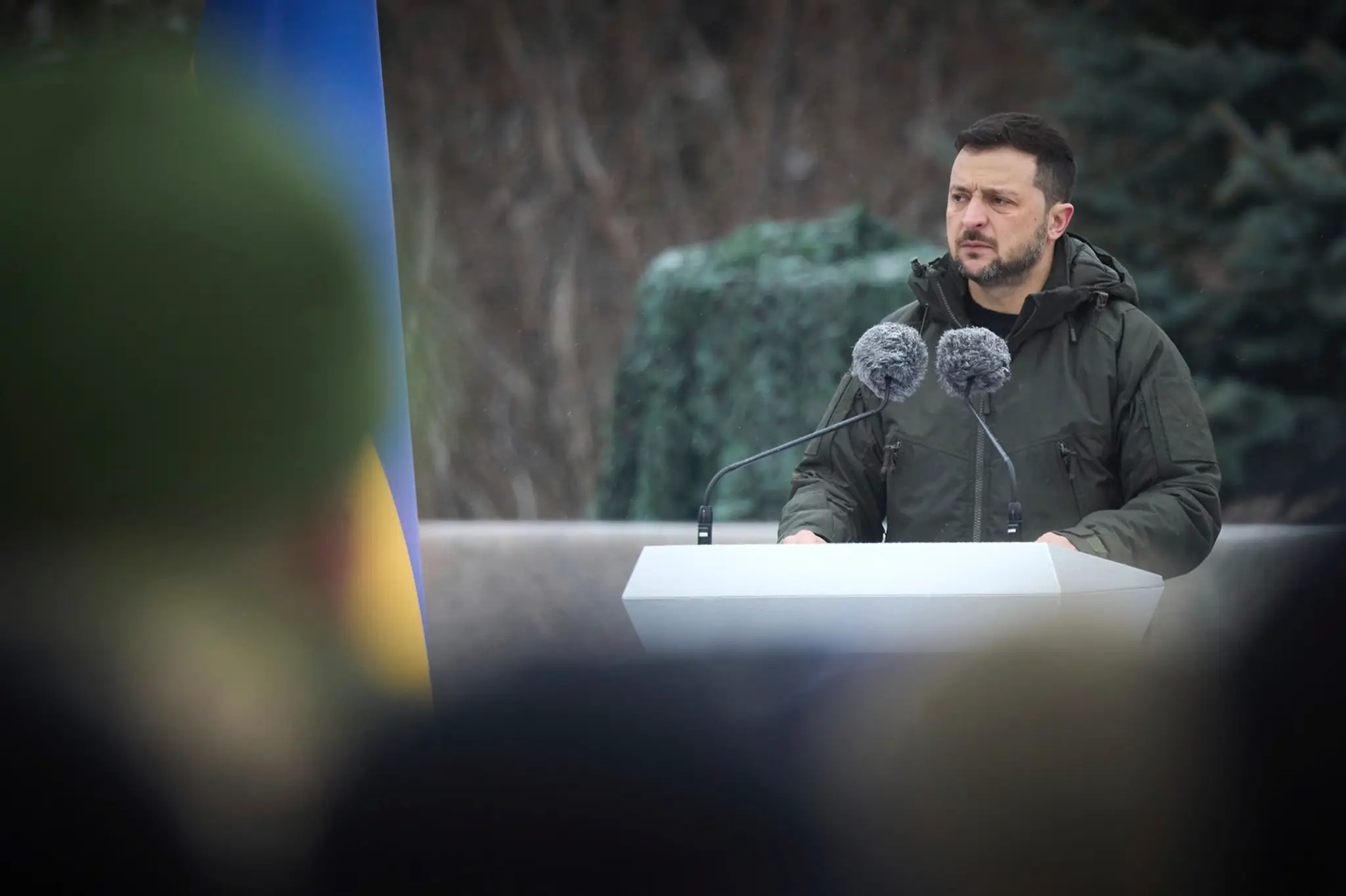 Ukrajinský prezident Volodymyr Zelenskyj.