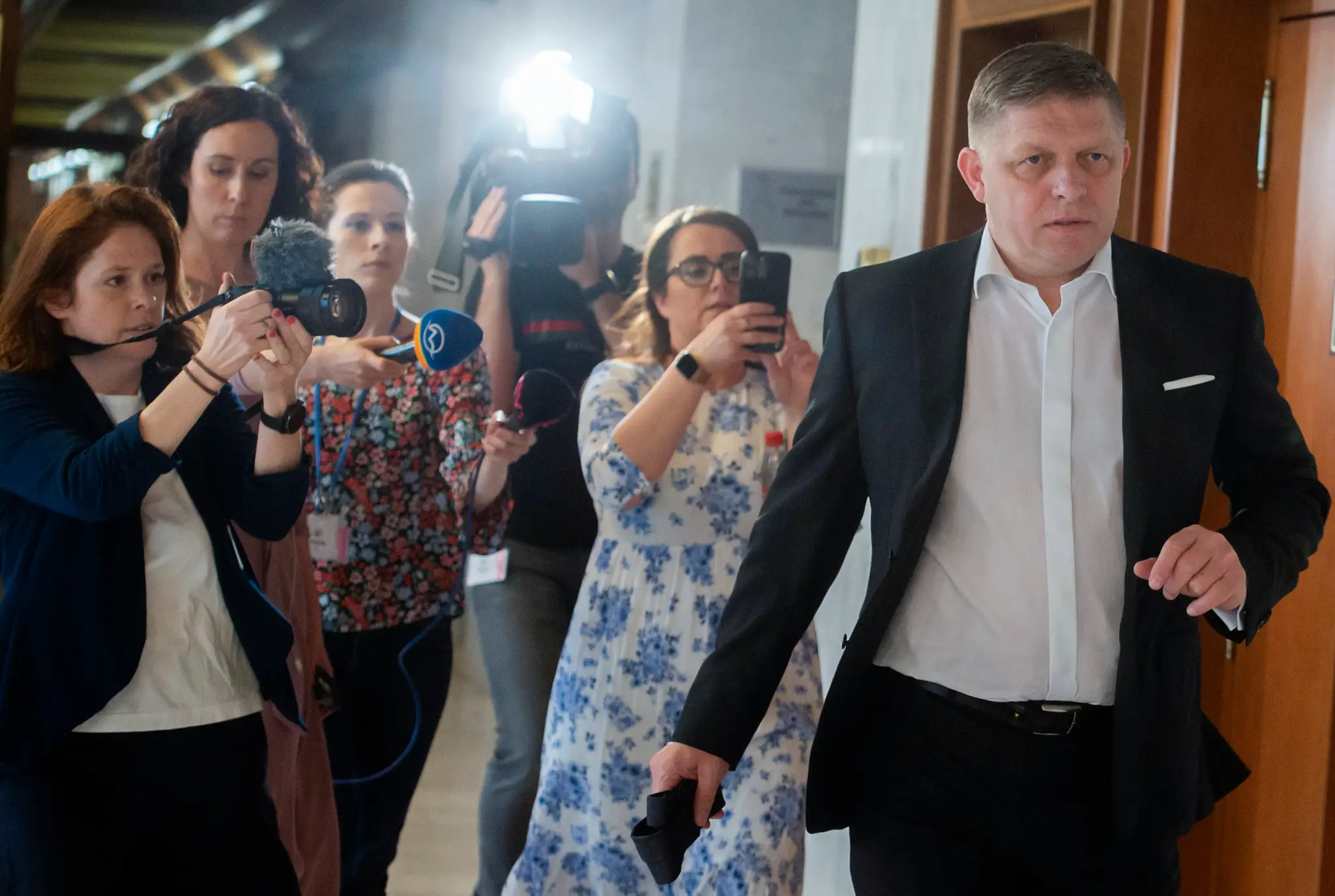 Robert Fico (Smer-SD) po hlasovania o jeho vydaní na väzobné stíhanie.