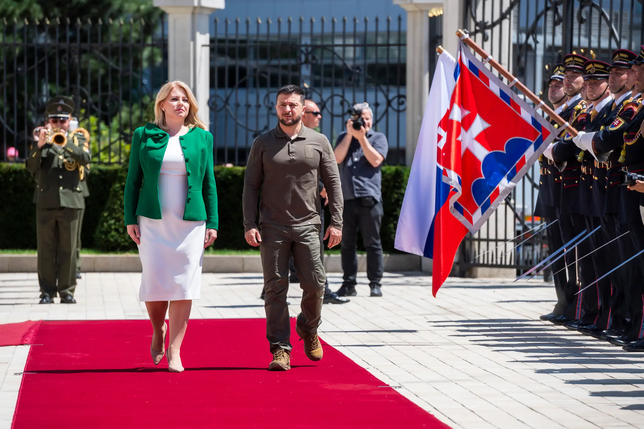 Zelenskyj s Čaputovou