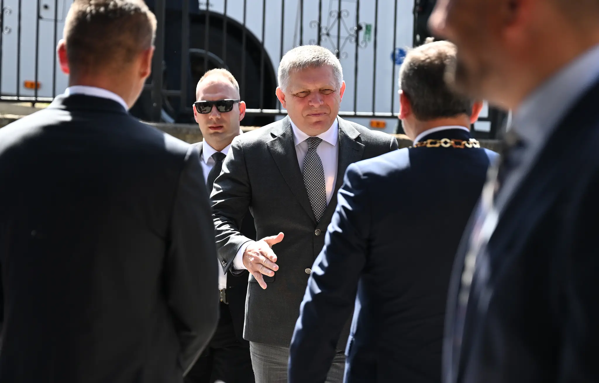 Robert Fico na výjazdovom rokovaní vlády v Haniske pri Košiciach