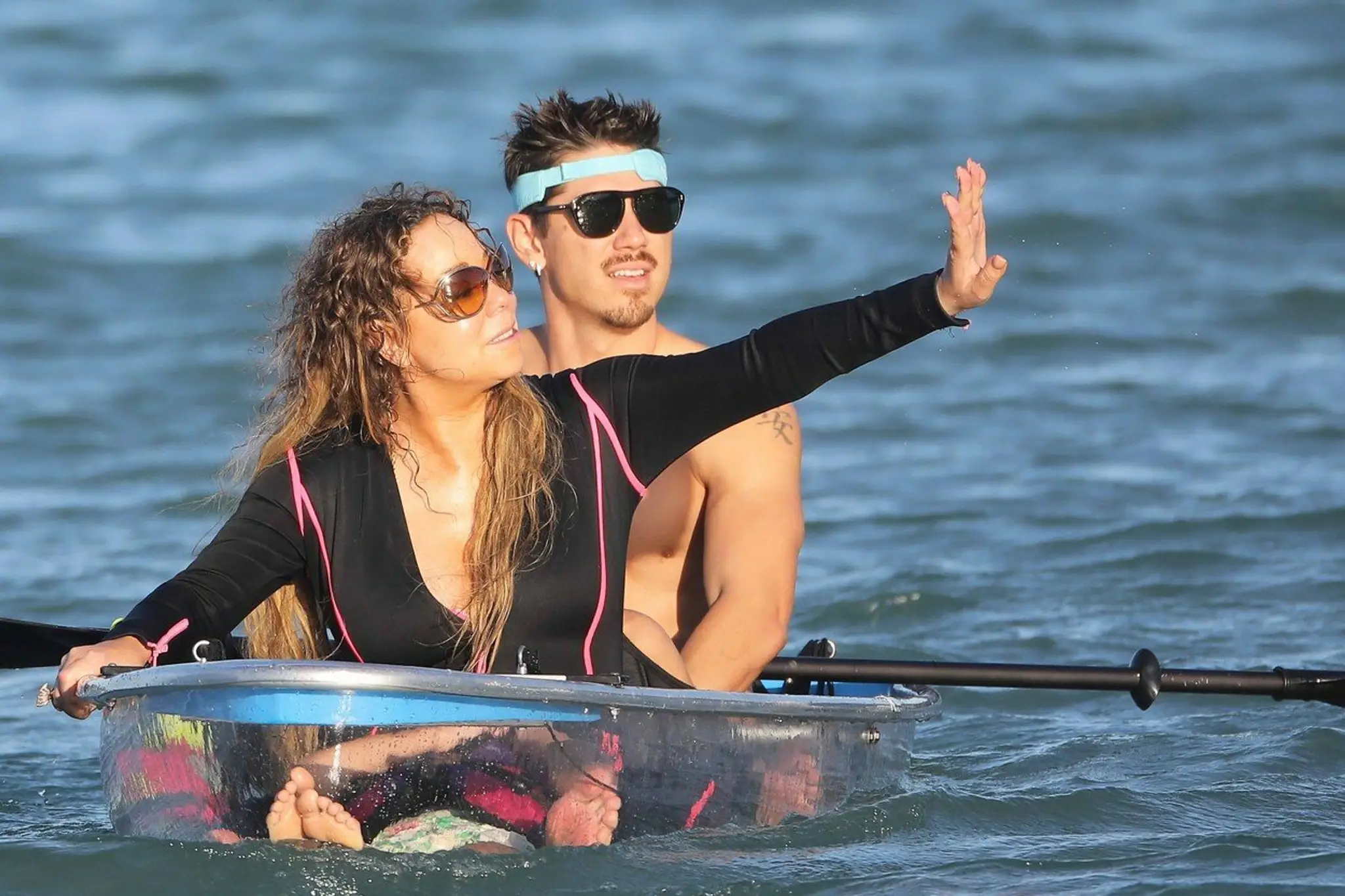Mariah Carey dovolenkuje v Karibiku