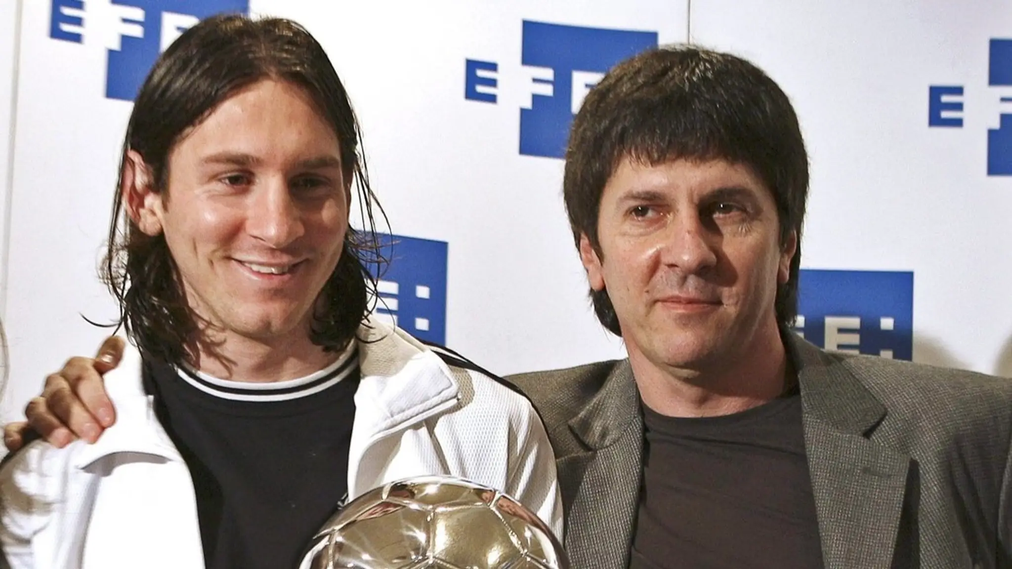 Lionel Messi s otcom Jorgem