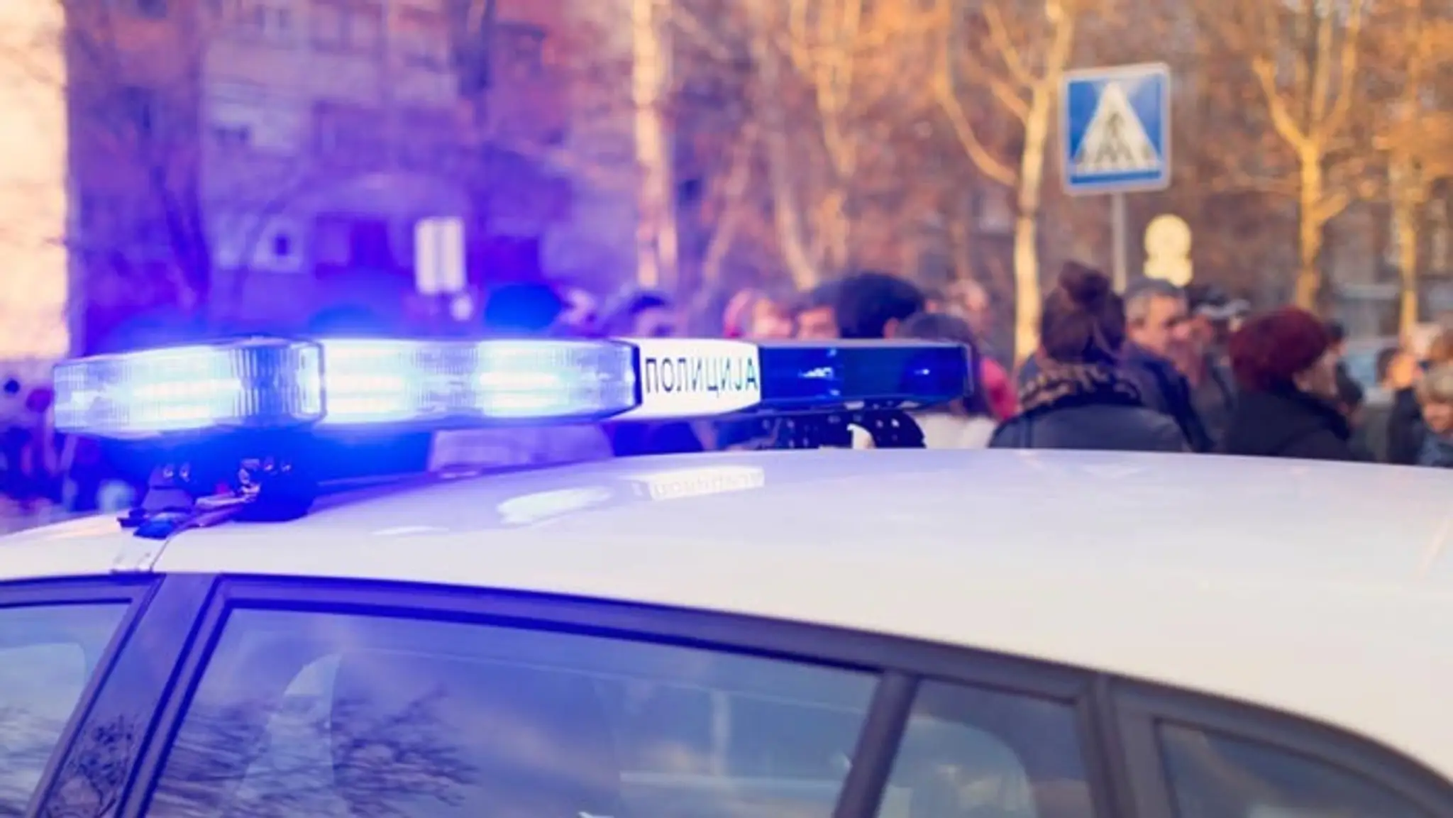 Srbská polícia.