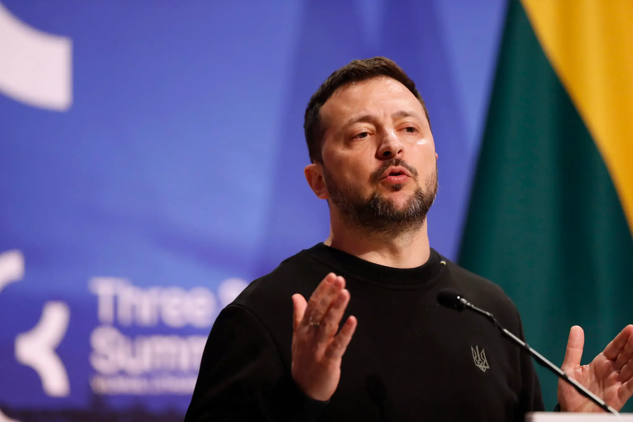 Na snímke ukrajinský prezident Volodymyr Zelenskyj.