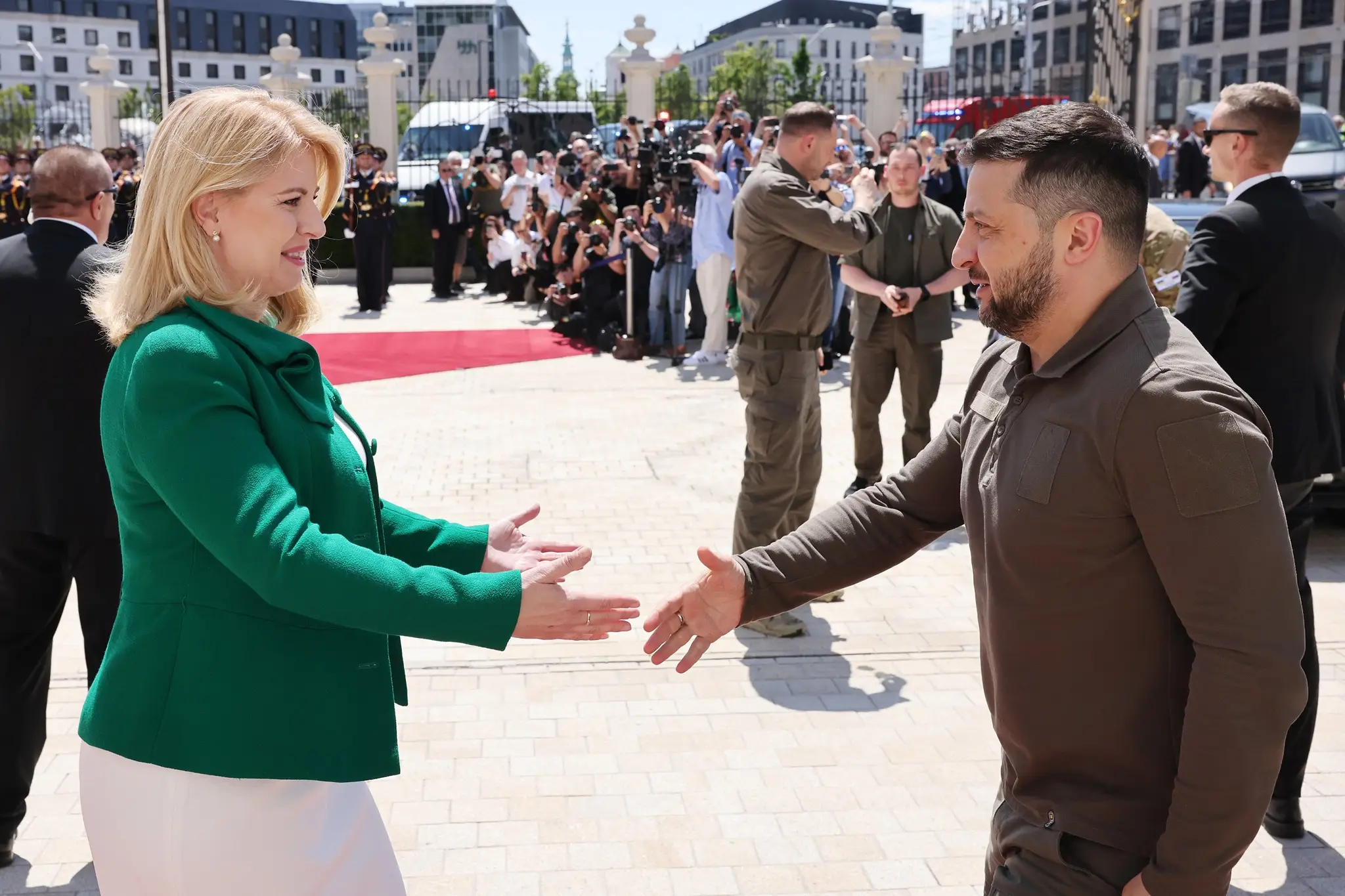 Zelenskyj a Čaputová