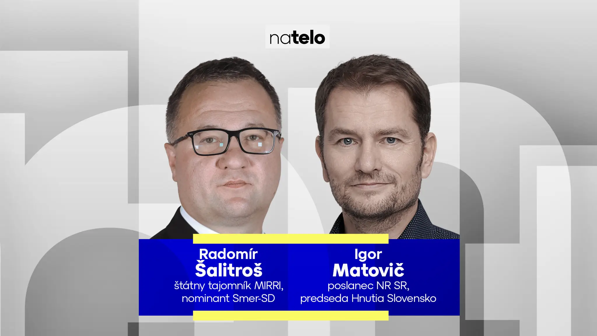 Radomír Šalitroš a Igor Matovič.