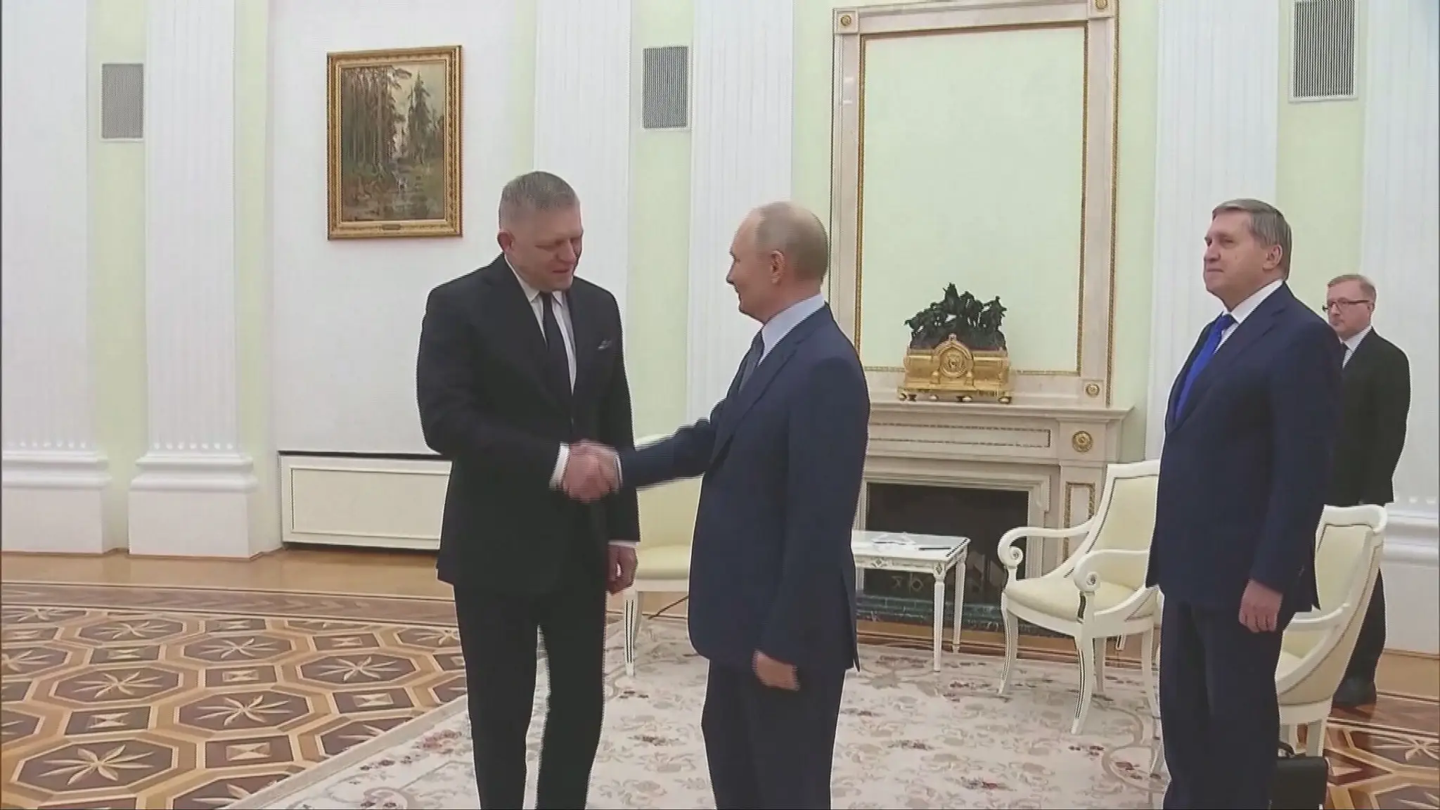 Robet Fico v Moskve.