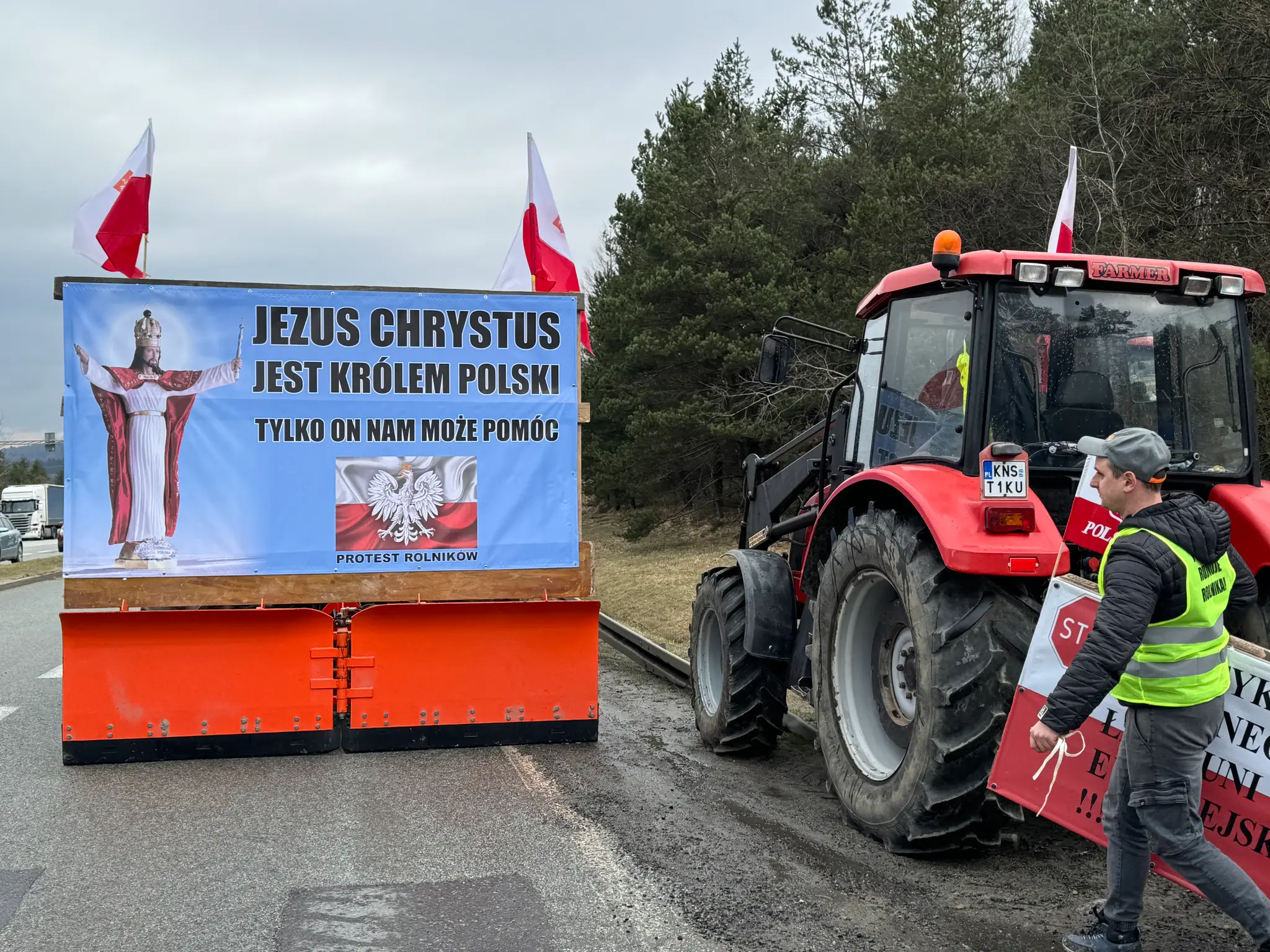 Protest poľských farmárov