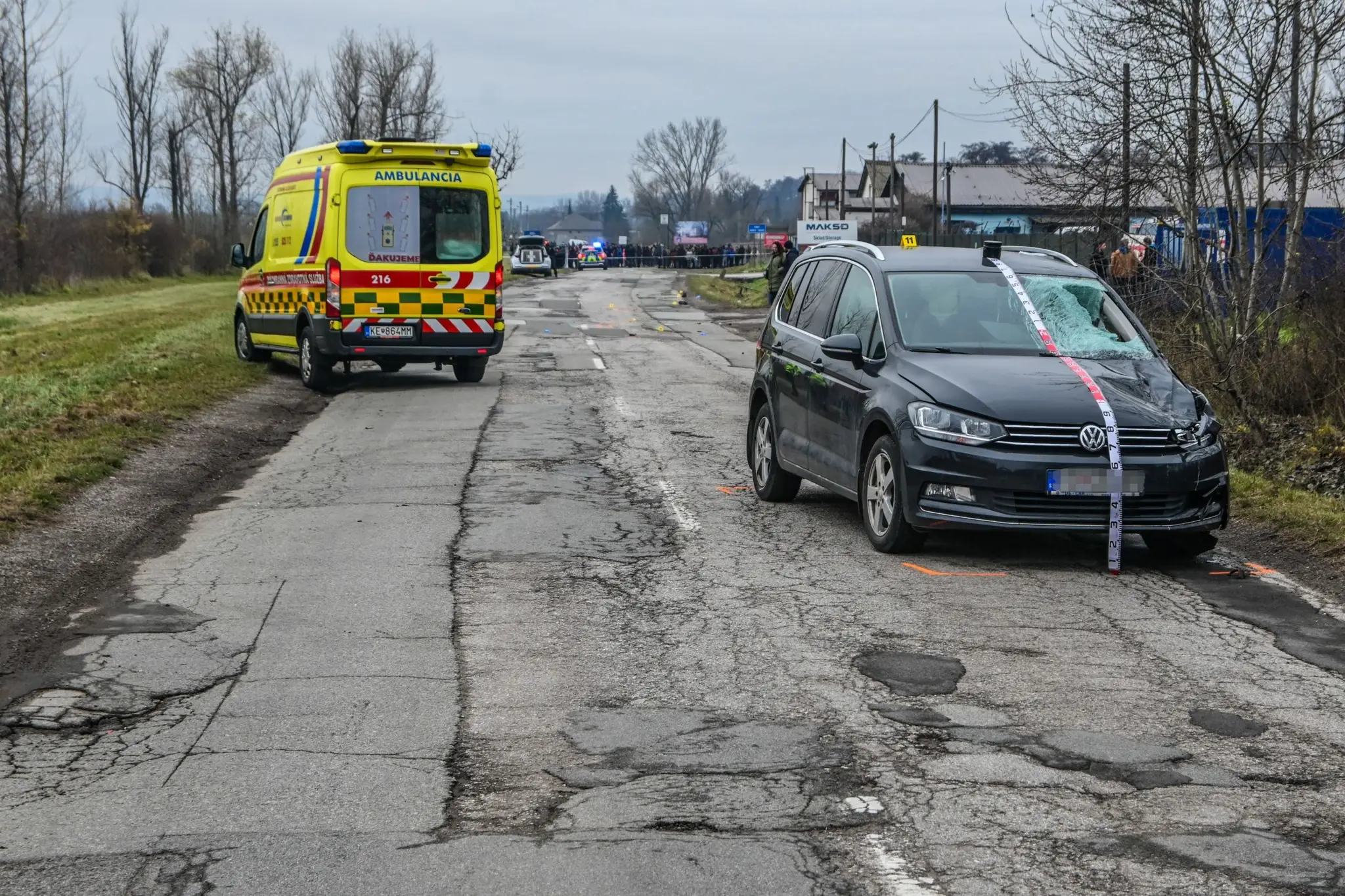 Dopravná nehoda pri Veľkej Ide