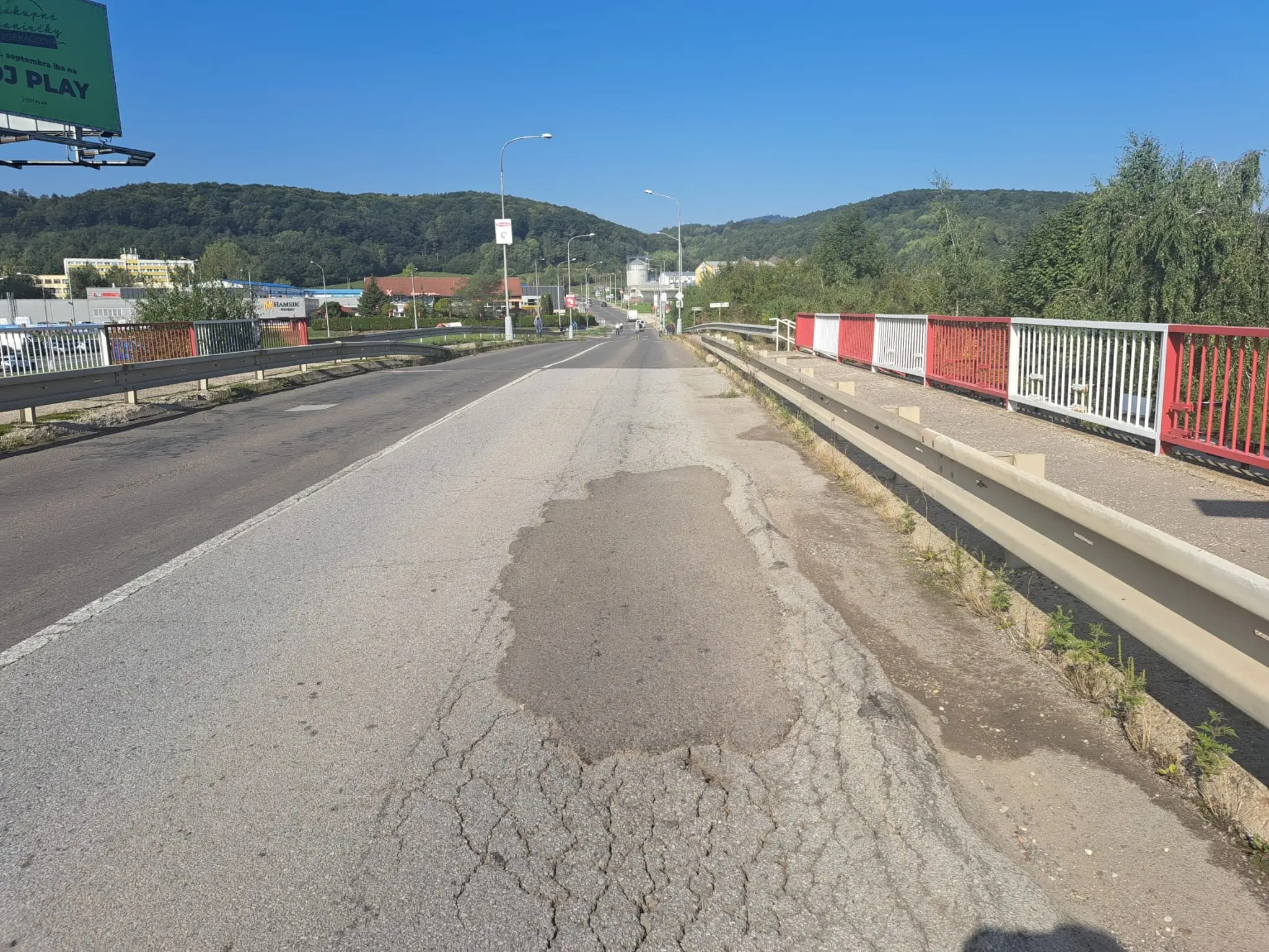 Kremničiansky most uzavreli.