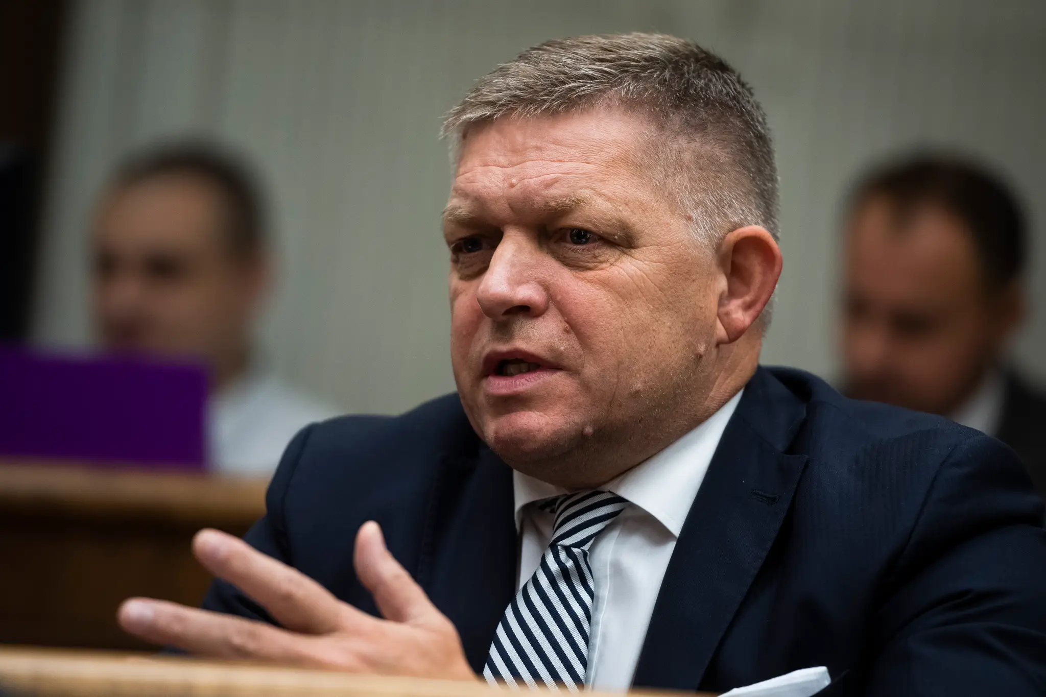 Robert Fico (Smer-SD) počas rokovania 72. schôdze NR SR