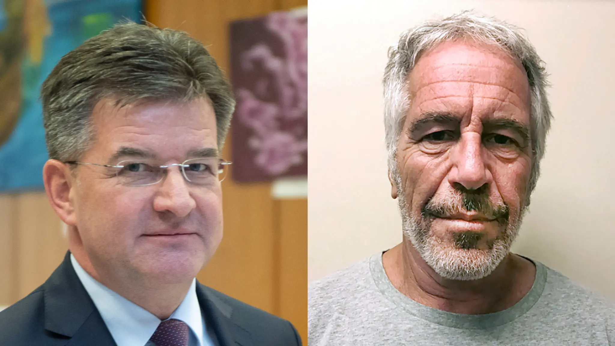 Miroslav Lajčák a Jeffrey Epstein
