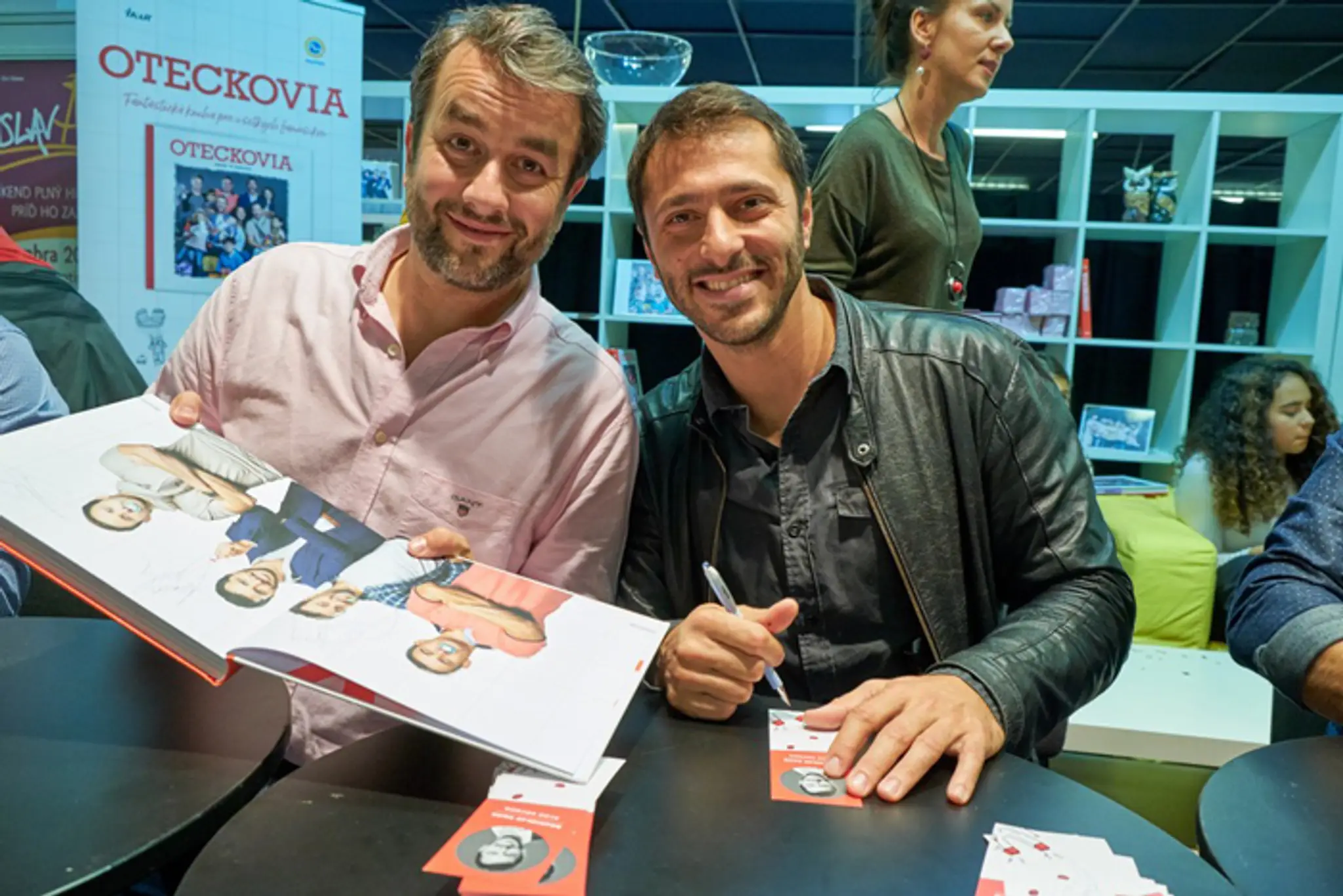 Oteckovia - Vladimír Kobielsky a Branislav Deák.